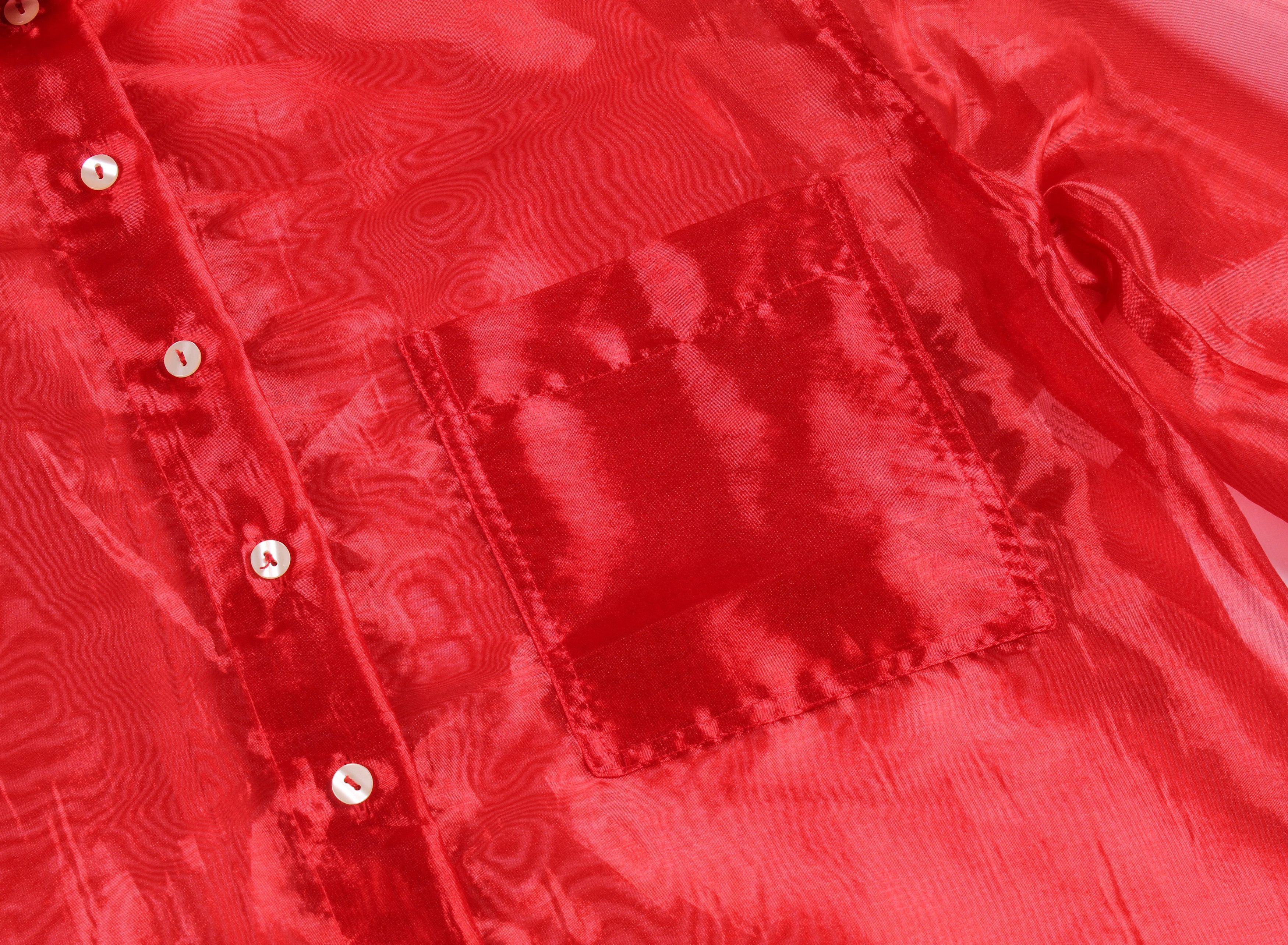 Pinko × Vintage Vintage Pinko Oversized Mesh Shirt Size ONE SIZE - 3 Thumbnail