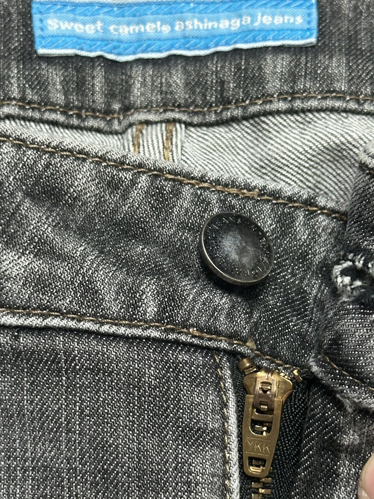 Japanese Brand Vintage Sweet Camel Distressed Flared Denim Japan Jeans Size US 28 / EU 44 - 12 Thumbnail