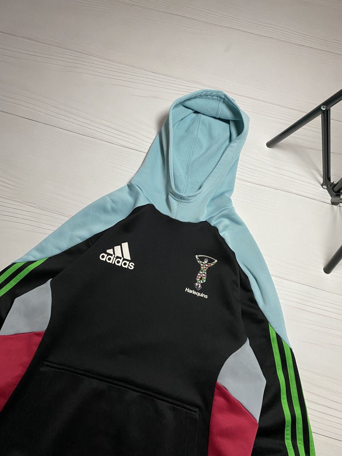Adidas Adidas Harlequins 2014 training rugby hoodie Size US S / EU 44-46 / 1 - 6 Thumbnail