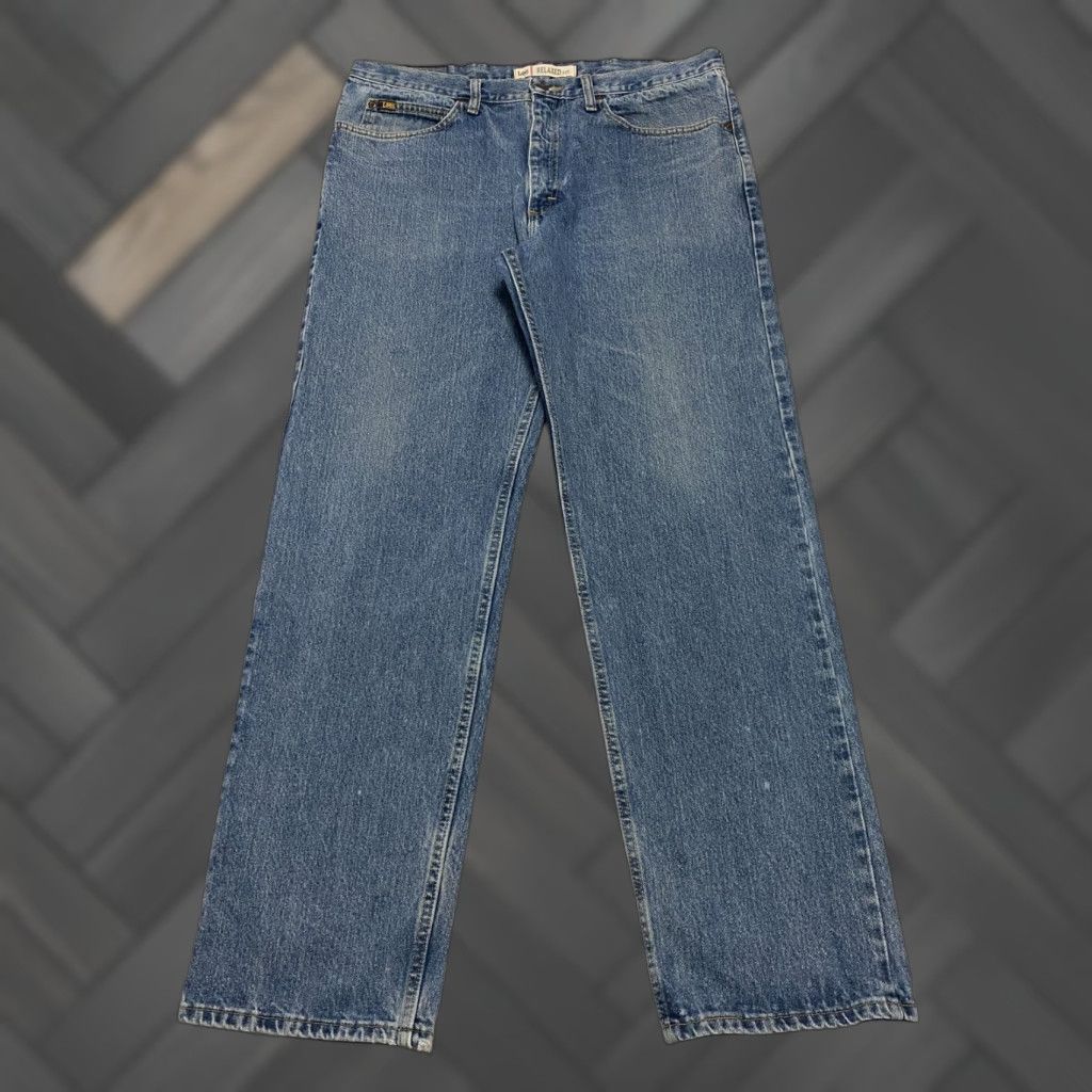 Lee Lee Relaxed Fit Jeans Men’s Size 38×34 Blue 100 % Cotton Straight Denim Size US 38 / EU 54 - 1 Thumbnail