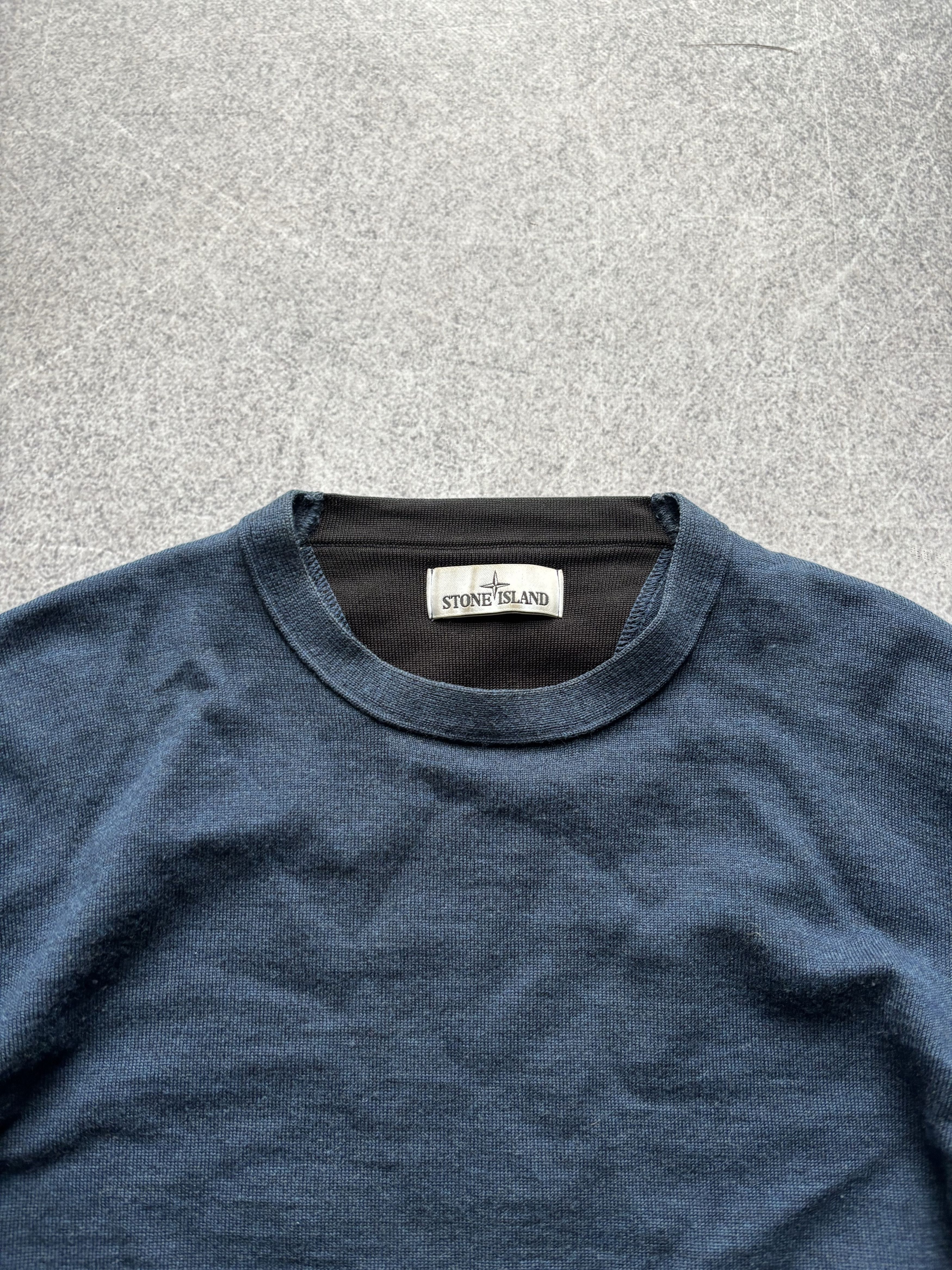 Stone Island Vintage Stone Island Pullover Wool Sweater Mens Authentic Size US XL / EU 56 / 4 - 5 Thumbnail