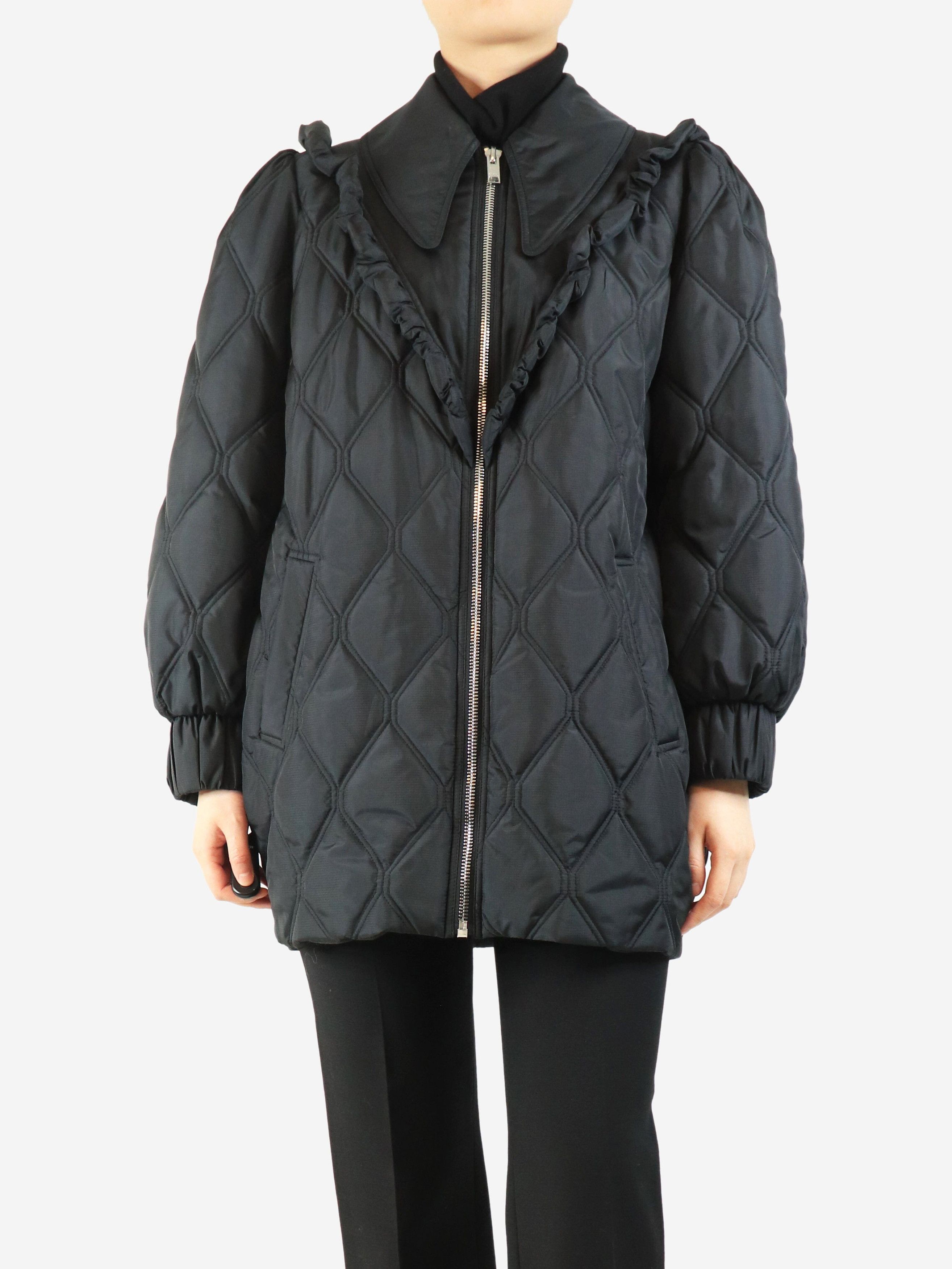 Other Black quilted frill jacket - UK 10 Size M / US 6-8 / IT 42-44 - 1 Thumbnail