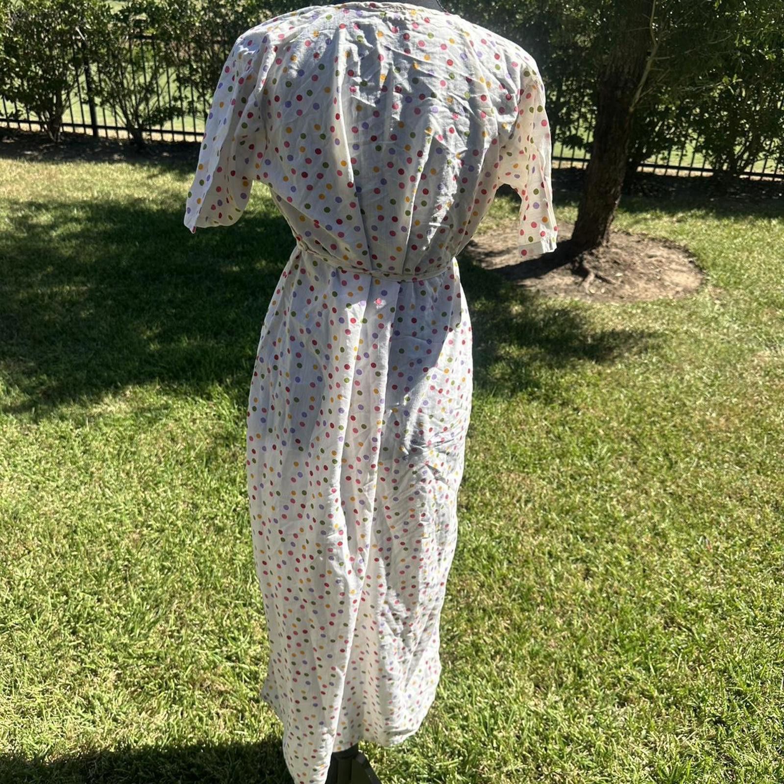 Other Cute vintage polka dot maxi dress with a boho vibe Size S / US 4 / IT 40 - 3 Thumbnail