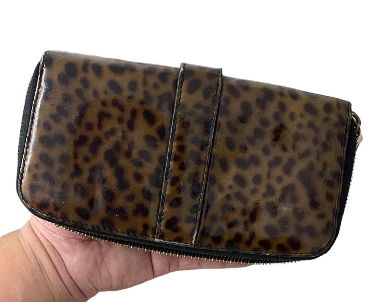 Designer × Jimmy Choo JIMMY CHOO LEOPARD PURSE WALLET 100% AUTHENTIC Size ONE SIZE - 6 Thumbnail