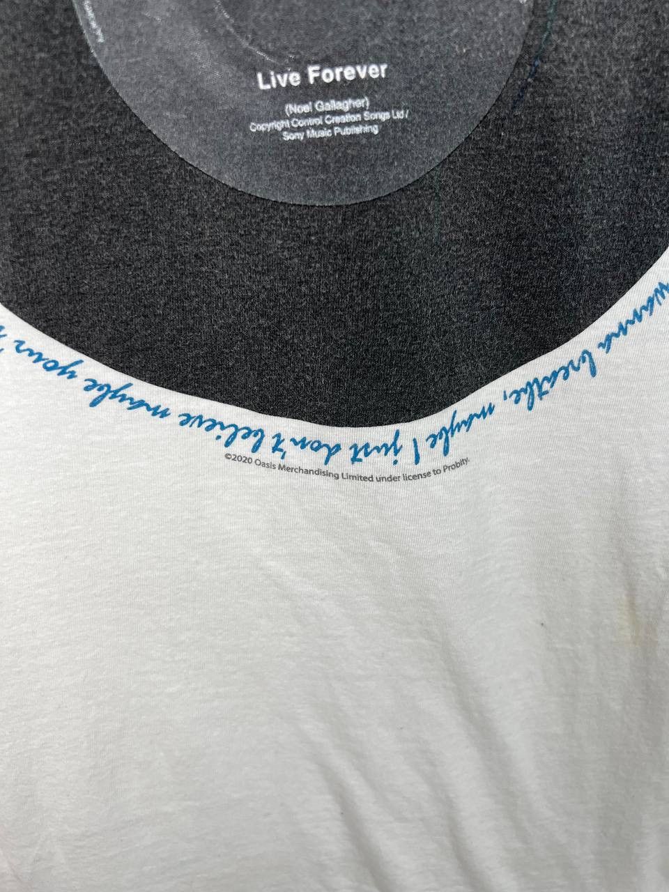 Band Tees Oasis live forever single band t-shirts size L Size US L / EU 52-54 / 3 - 8 Thumbnail
