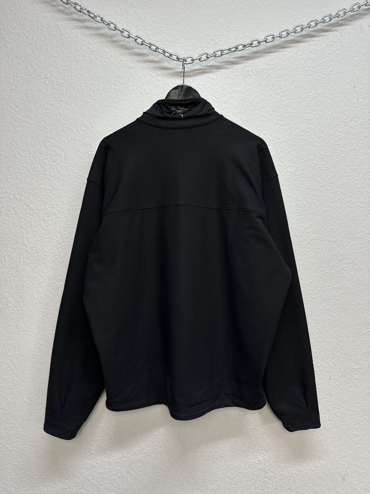 Arc'teryx × Vintage Vintage Arc’teryx Softshell Jacket Black Full Zip Big Logo Size US XL / EU 56 / 4 - 4 Thumbnail