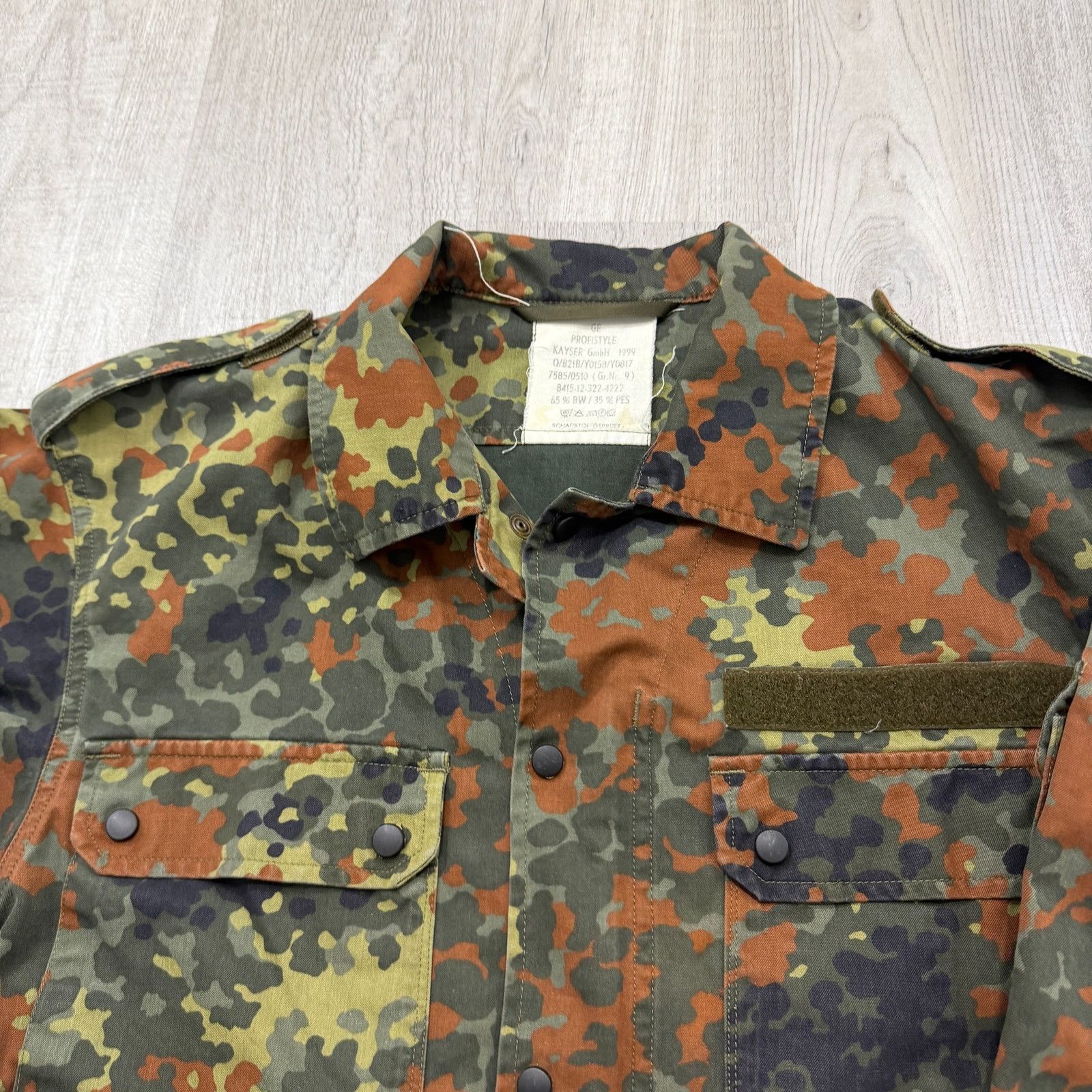 Vintage Vintage German Military Jacket Men's Large 1999 Kayser Size US L / EU 52-54 / 3 - 3 Thumbnail