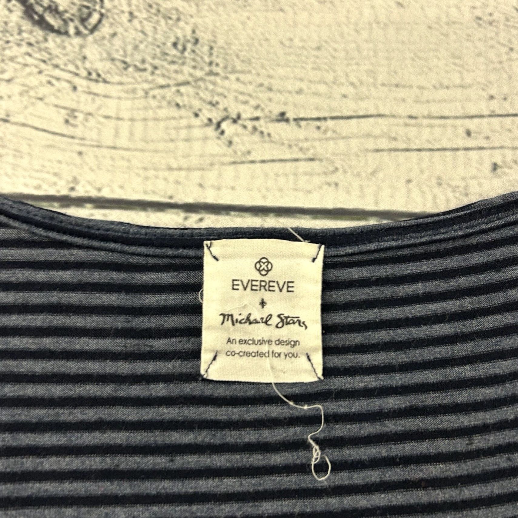 Michael Stars Evereve Michael Stars Long Sleeve Striped Shirt Womens Small Blue Shirt Size S / US 4 / IT 40 - 2 Thumbnail