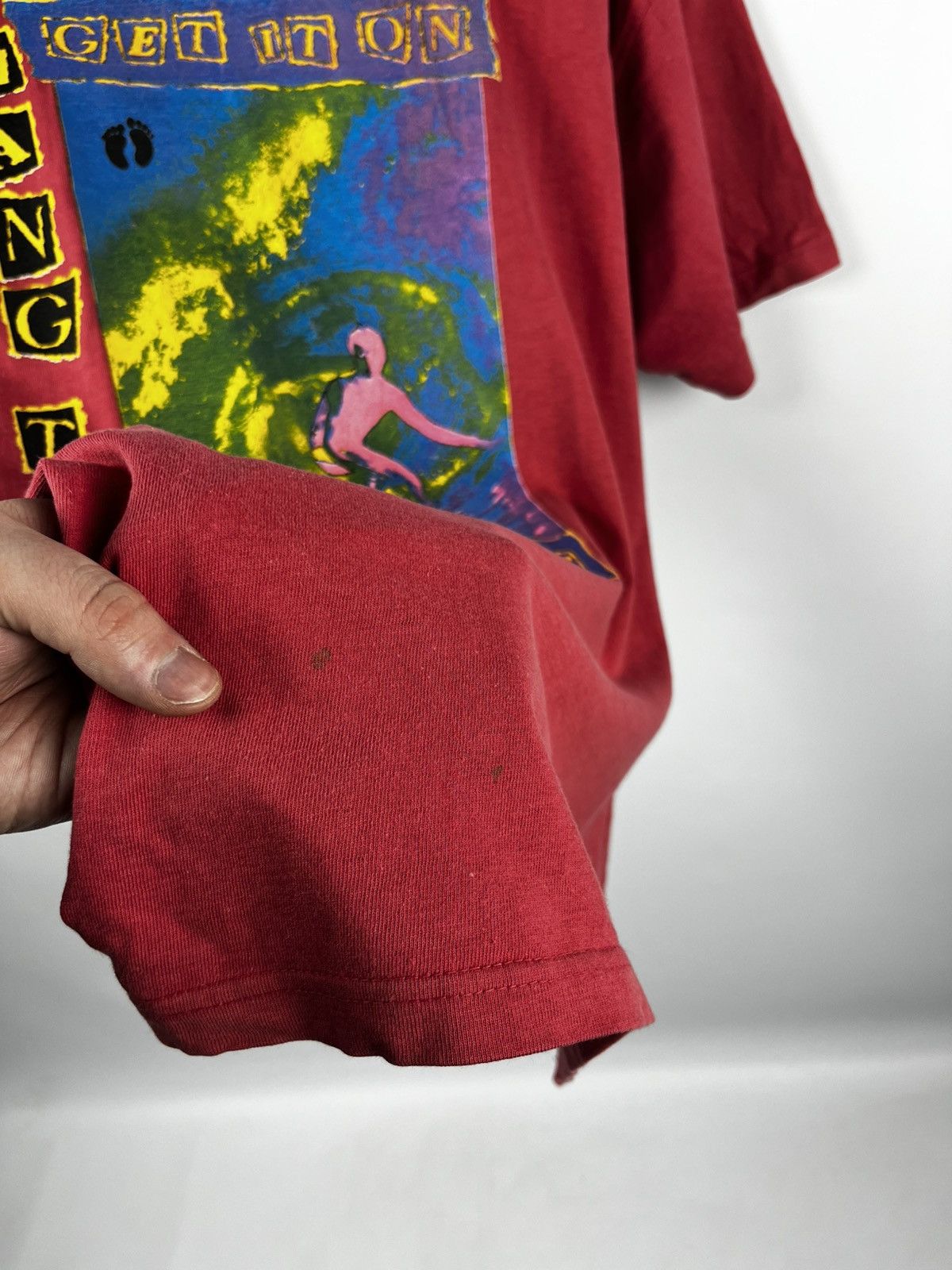 Sun Surf Hang Ten get it on with style t shirt surf vintage 90s Size US XL / EU 56 / 4 - 4 Thumbnail