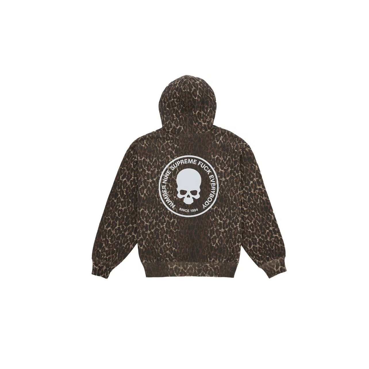 Number (N)ine × Supreme Supreme Number Nine Hooded Sweatshirt Leopard Size: XL Size US XL / EU 56 / 4 - 2 Thumbnail