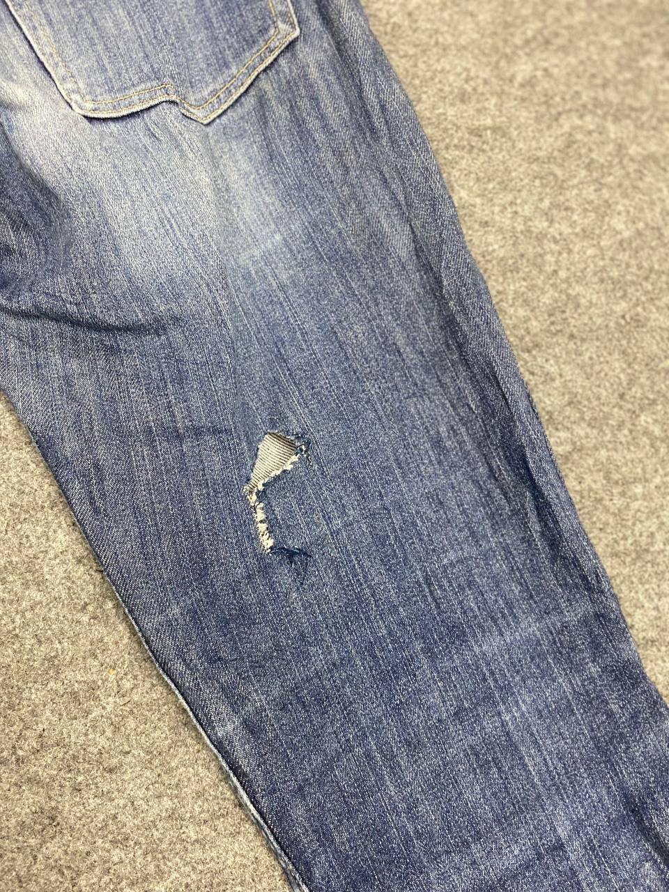 Japanese Brand cepo &denim union made soft distressed denim Size 31" - 4 Thumbnail