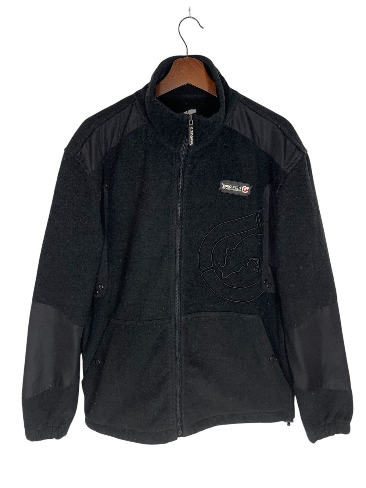 Ecko Unltd. 90’s ECKO UNLTD FLEECE JACKET BIG LOGO Size US M / EU 48-50 / 2 - 1 Thumbnail