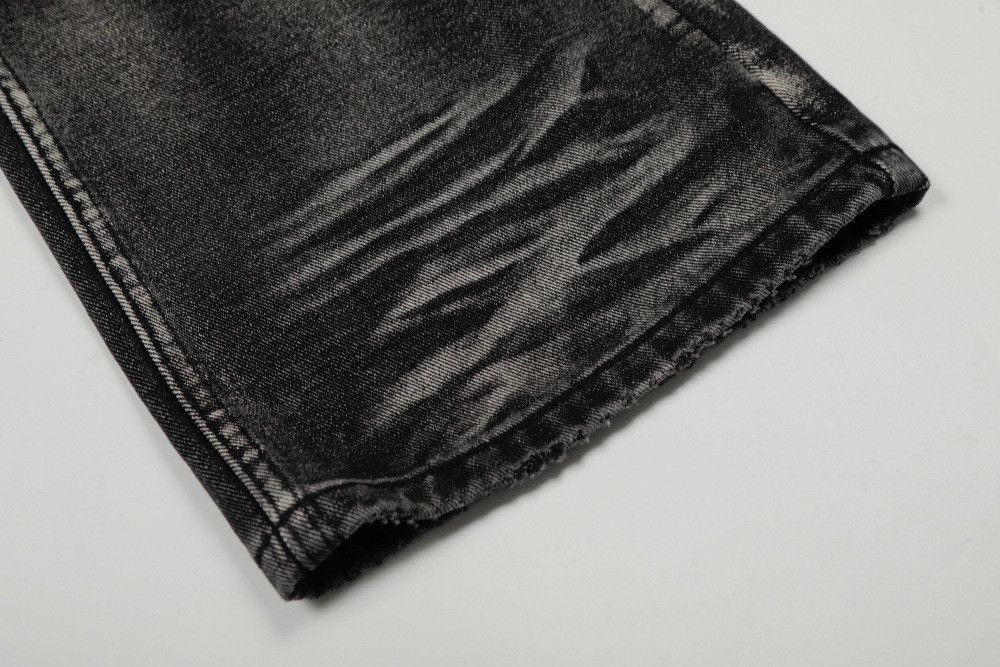 Vintage Punk hippie loose casual washed distressed flared jeans Size US 32 / EU 48 - 6 Thumbnail