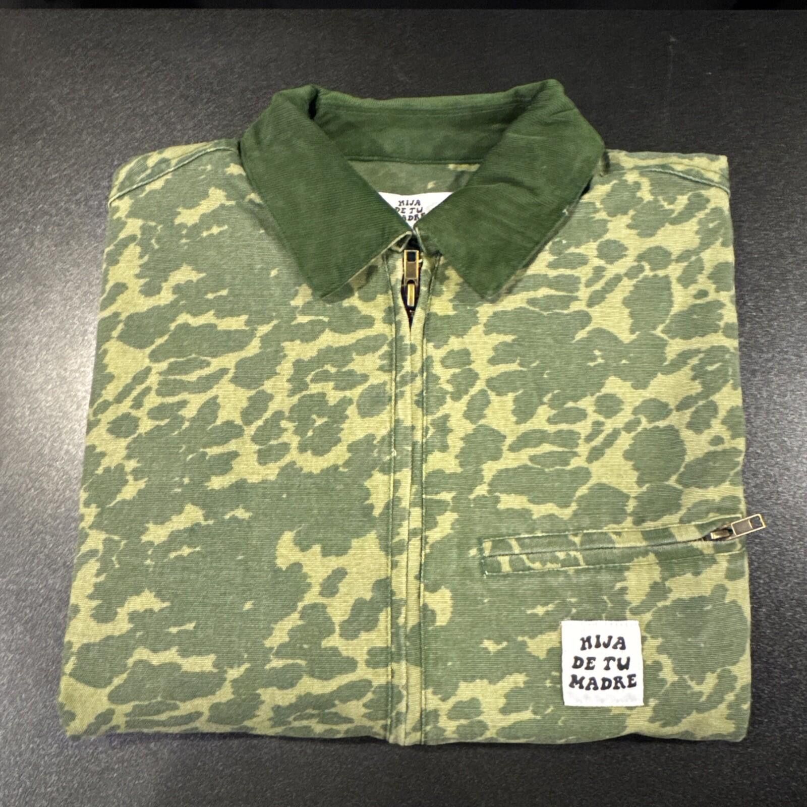 Other Hija De Tu Madre Camo Jacket w/Green Collar Zip Up (522-23) Size XS / US 0-2 / IT 36-38 - 1 Thumbnail