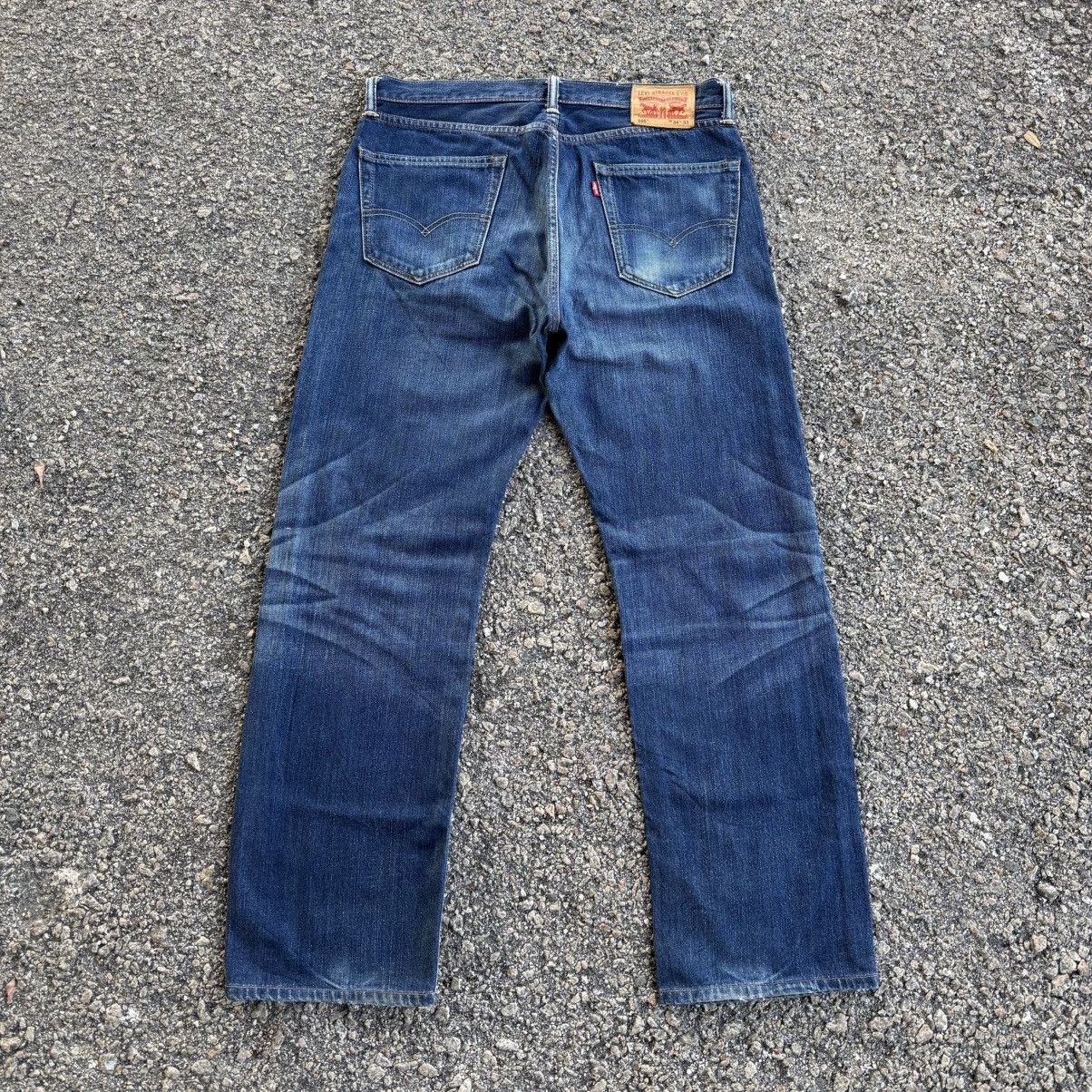 Levi's W35 LEVIS 505 DENIM FADED JEAN PANTS Size US 35 - 1 Thumbnail