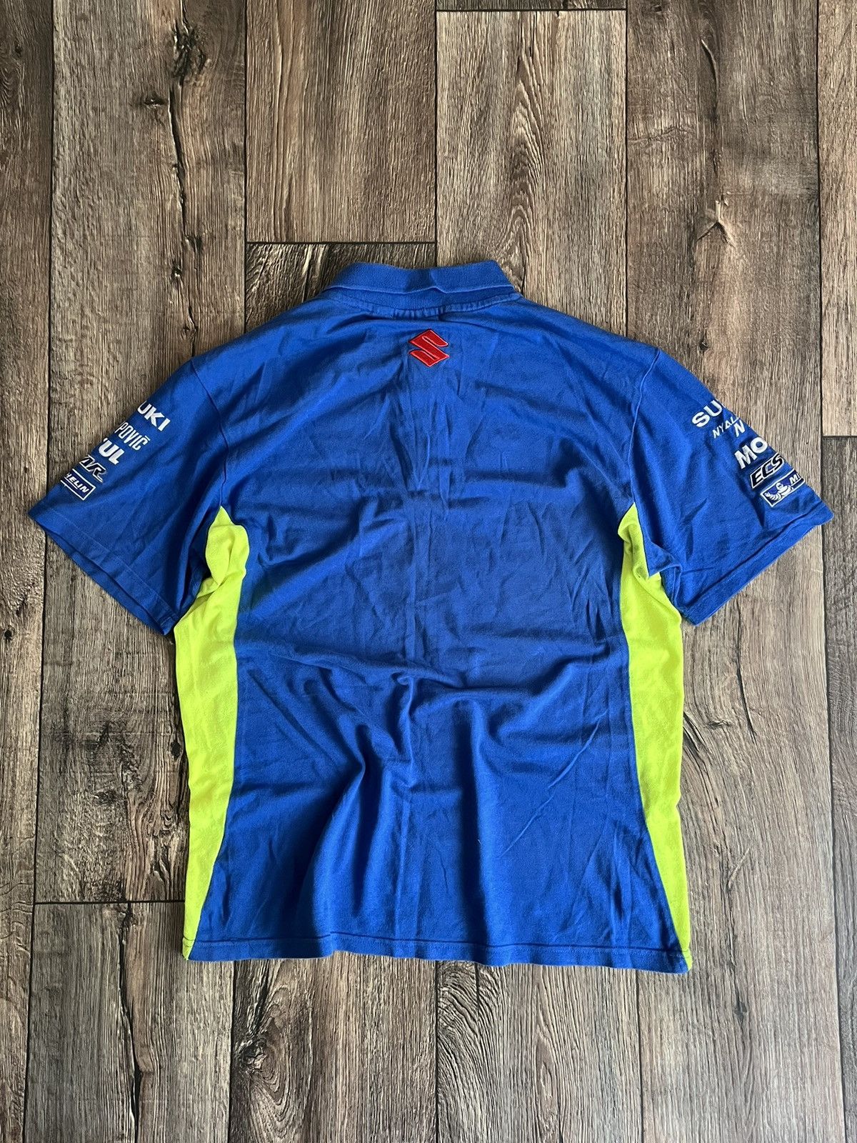 Formula 1 × Vintage Vintage Suzuki Team F1 Formula Uno Polo Shirt Button Up Size US M / EU 48-50 / 2 - 14 Thumbnail
