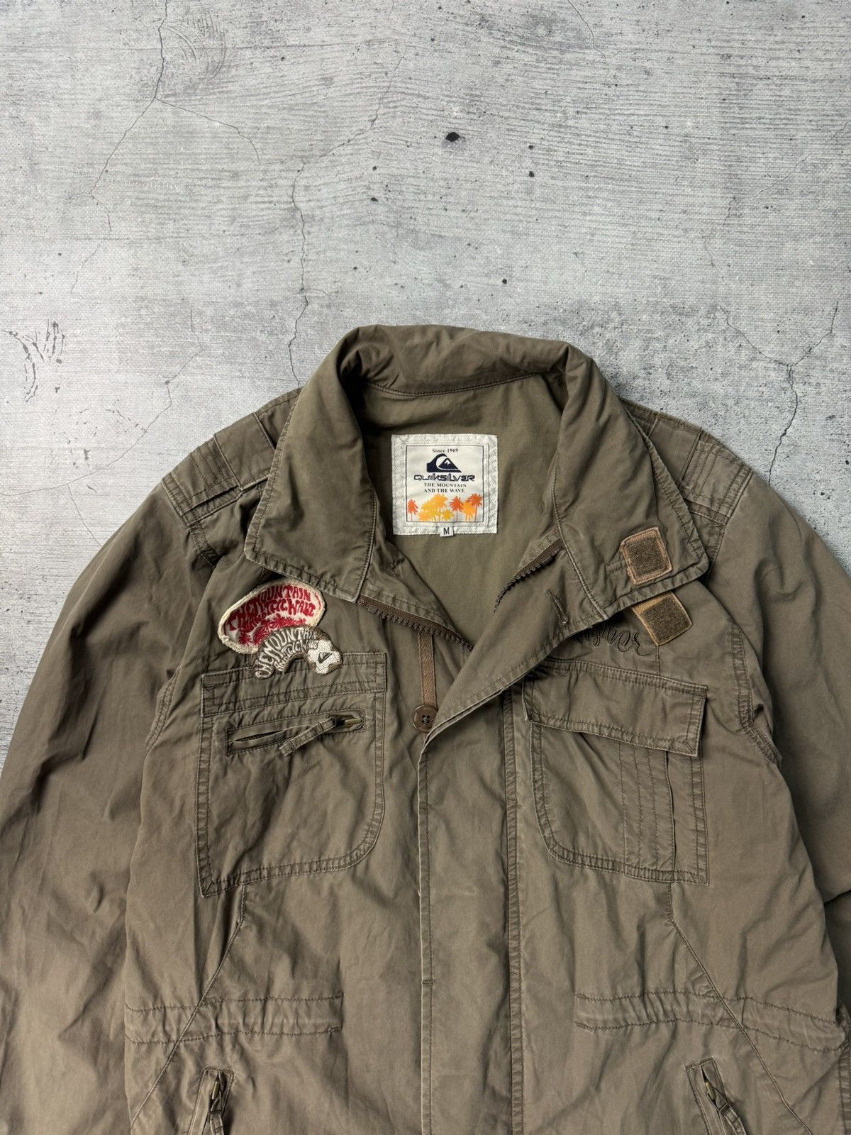 Quiksilver Vintage Quicksilver Light Jacket Multi-pocket Surf Wear Size US M / EU 48-50 / 2 - 11 Thumbnail
