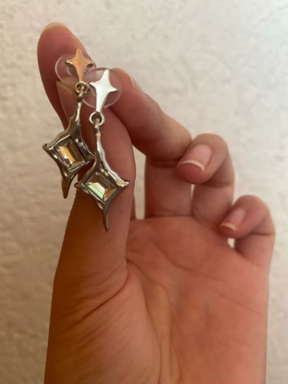 Jewelry Y2K Exquisite Star Crystal Earrings Size ONE SIZE - 1 Thumbnail