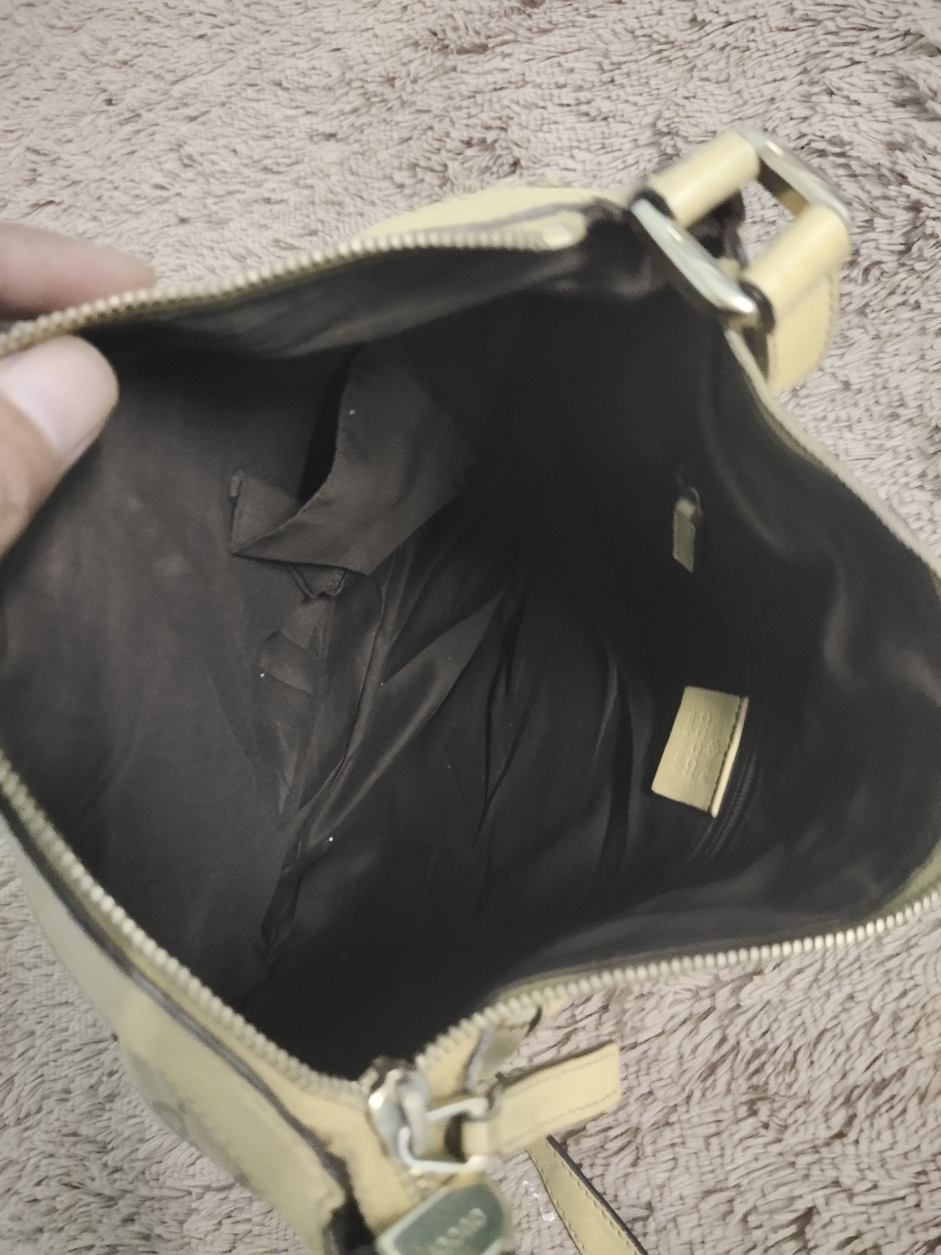 Gucci × Vintage Gucci Abbey D-Ring Pochette GG Canvas Brown Size ONE SIZE - 5 Thumbnail