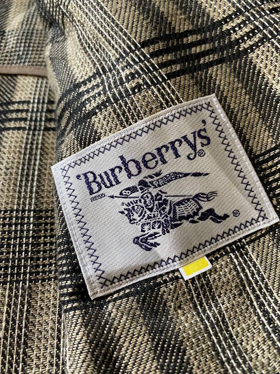 Burberry × Burberry Prorsum × Vintage Vintage Burberrys Glen Plaid Blazer Size M / US 6-8 / IT 42-44 - 9 Thumbnail