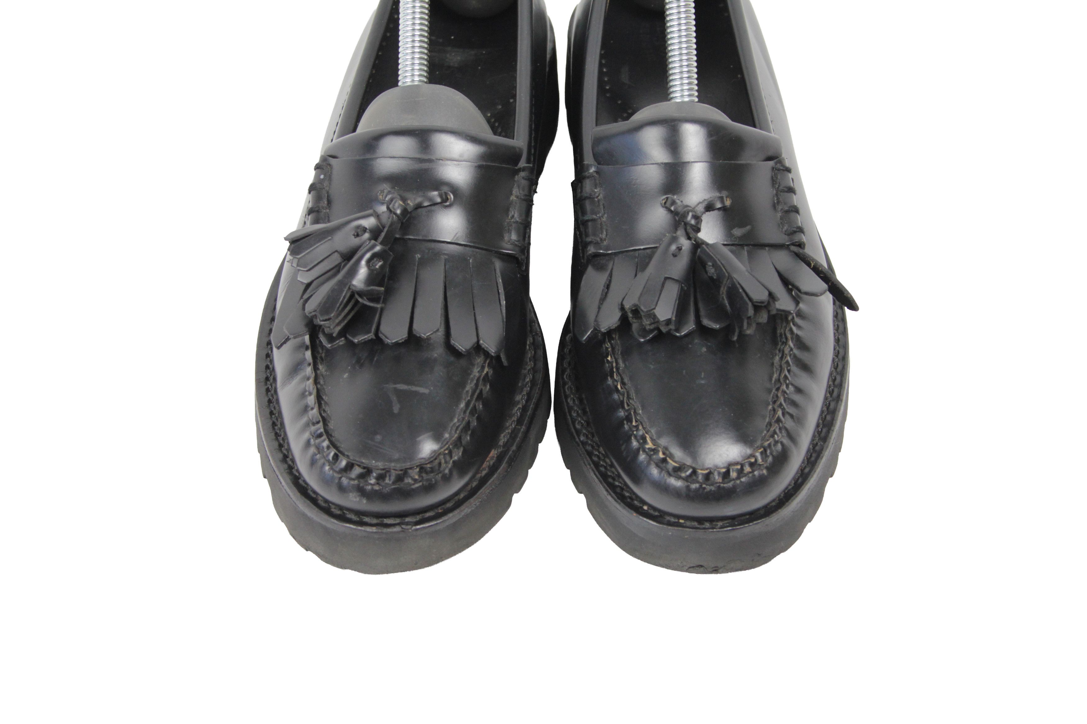 G.H. Bass & Co. Weejuns 90S Esther Kiltie Tassel Lug Sole Patent Loafers Size US 8 / IT 38 - 5 Thumbnail