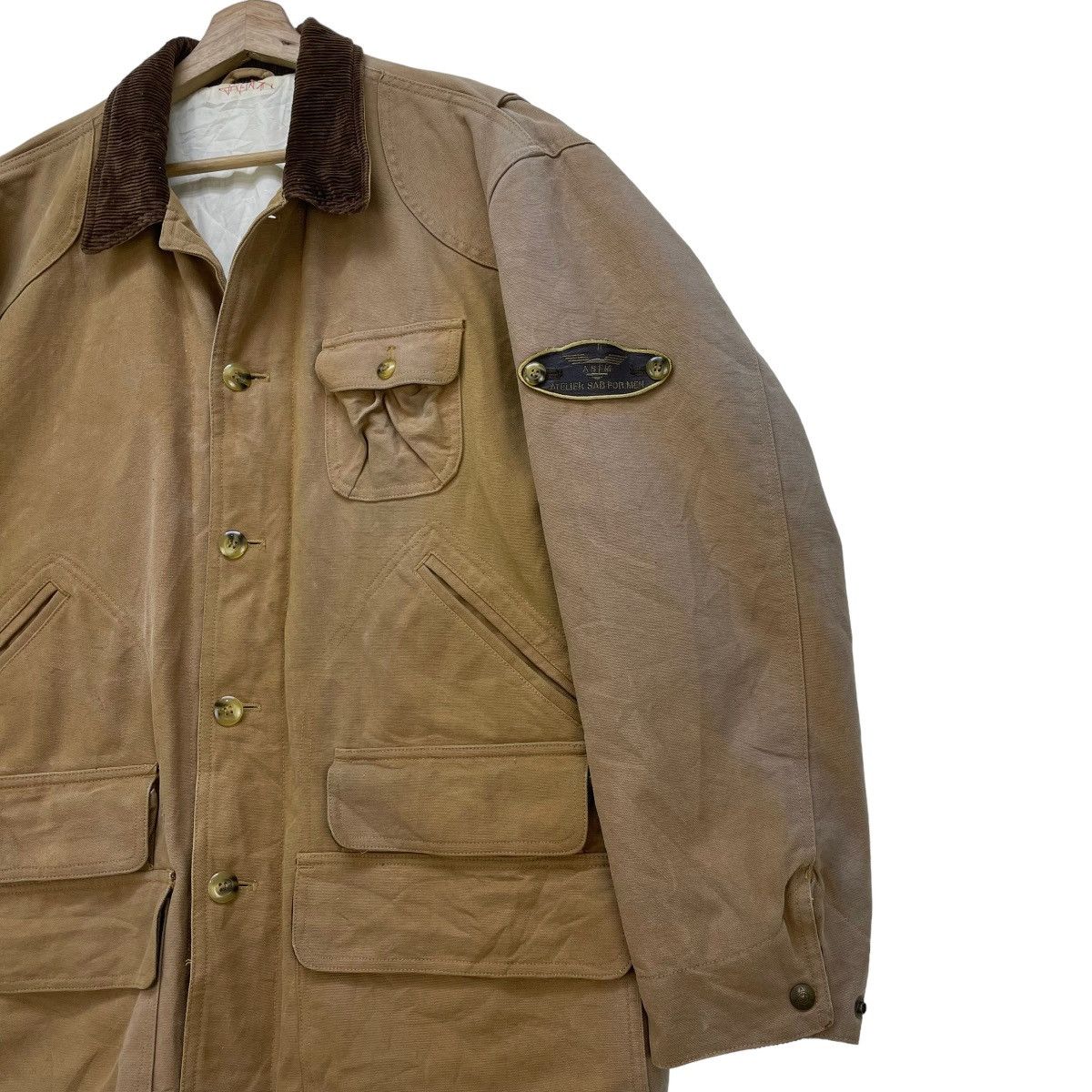 Japanese Brand 🔥Vintage Aterliar Sab Chore Jacket Sun Faded Carhartt Style Size US M / EU 48-50 / 2 - 7 Thumbnail