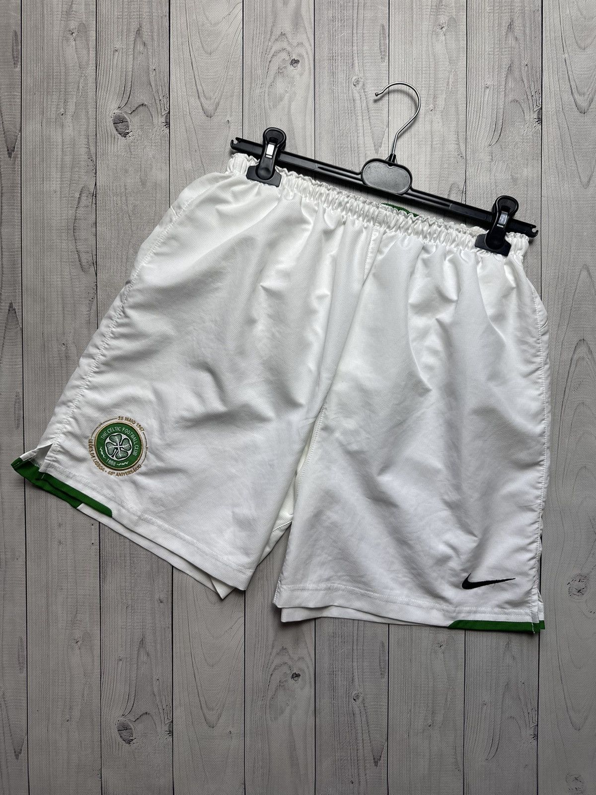 Nike × Vintage Vintage Nike Celtic soccer shorts size M Size US 32 / EU 48 - 1 Thumbnail