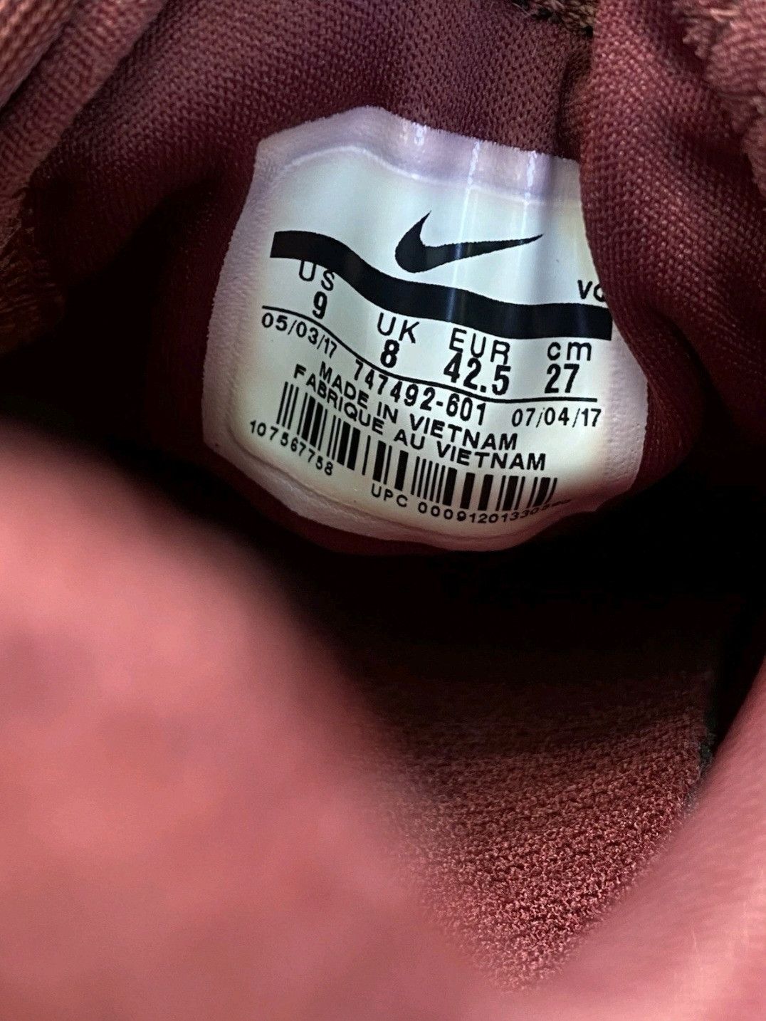 Nike Nike Kaishi Burgundy 747492601 Size 9 Men Size US 9 / EU 42 - 7 Thumbnail