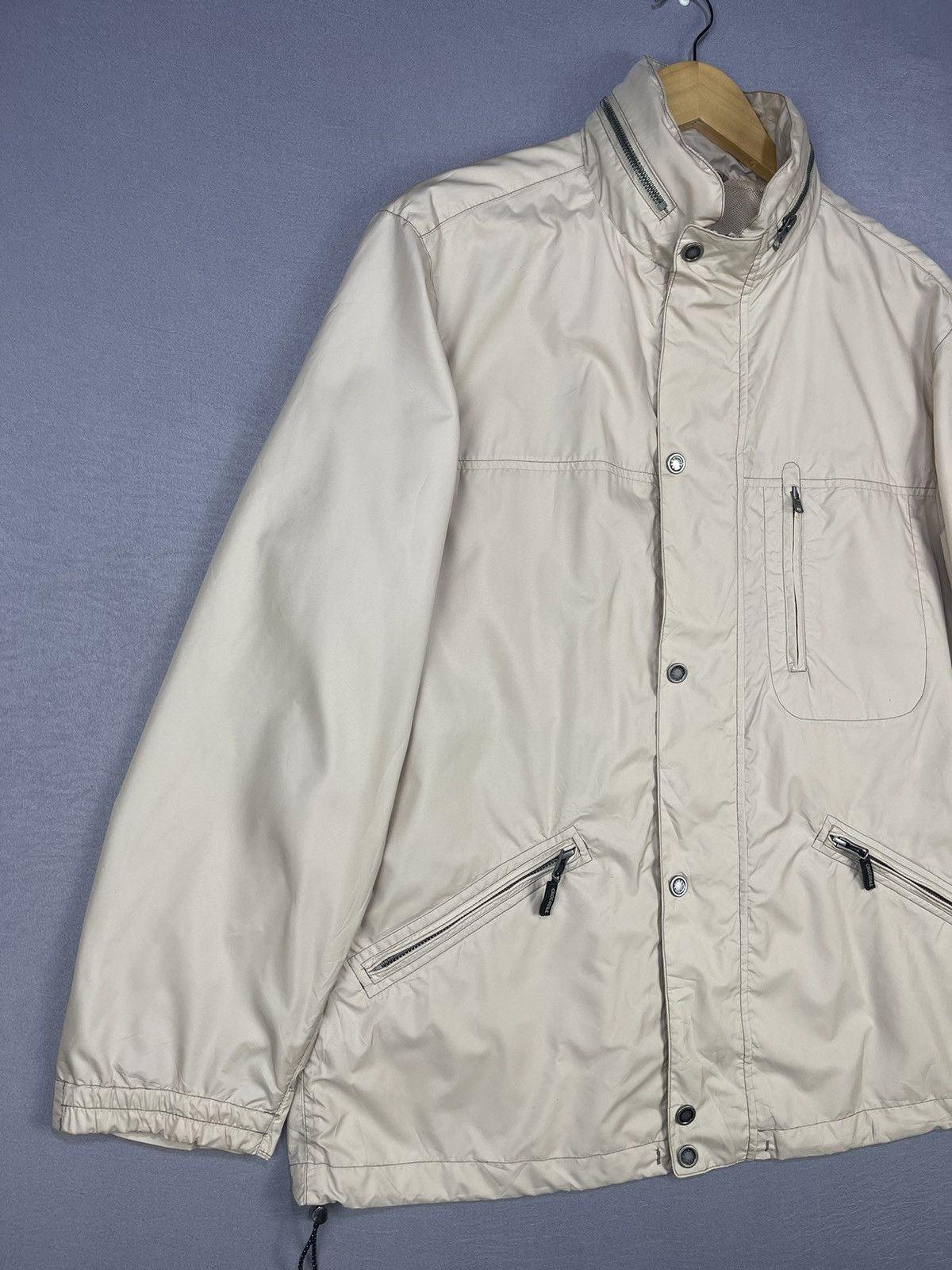 Japanese Brand CROCODILE BRAND 3 Pocket Zip Button Wind Breakers Size US L / EU 52-54 / 3 - 4 Thumbnail