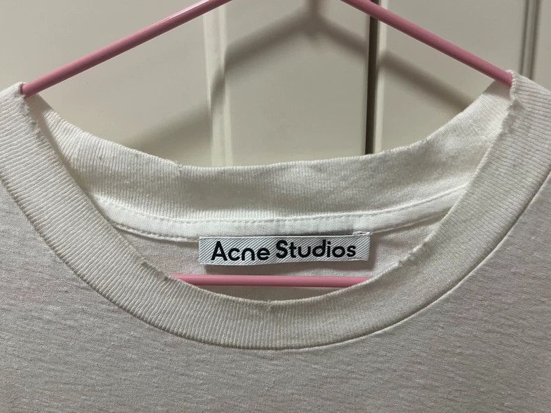 Acne Studios Acne Studios White letter long-sleeved shirt Size S / US 4 / IT 40 - 4 Thumbnail