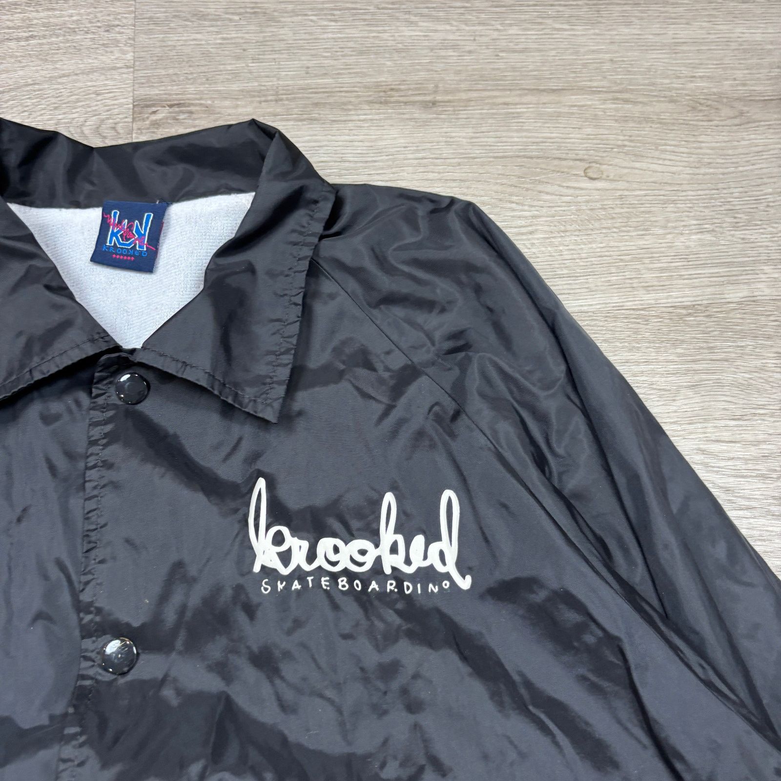 Krooked Krooked Skateboarding Gonz Skull Windbreaker Jacket Men's M Size US M / EU 48-50 / 2 - 4 Thumbnail