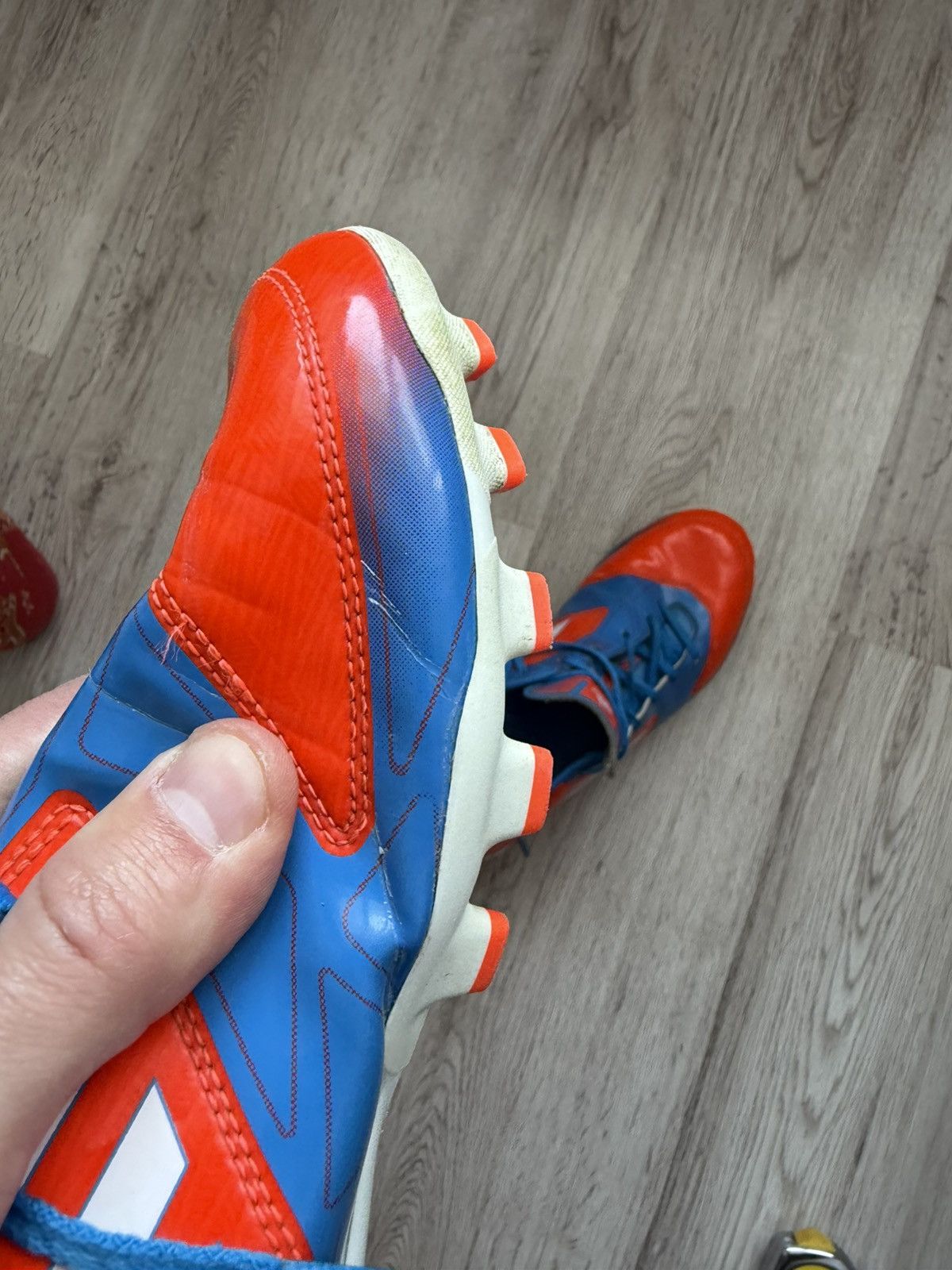 Adidas Adidas F50 Soccer Cleats Red Blue FG Size US 9.5 (V21304) Size US 9.5 / EU 42-43 - 21 Thumbnail