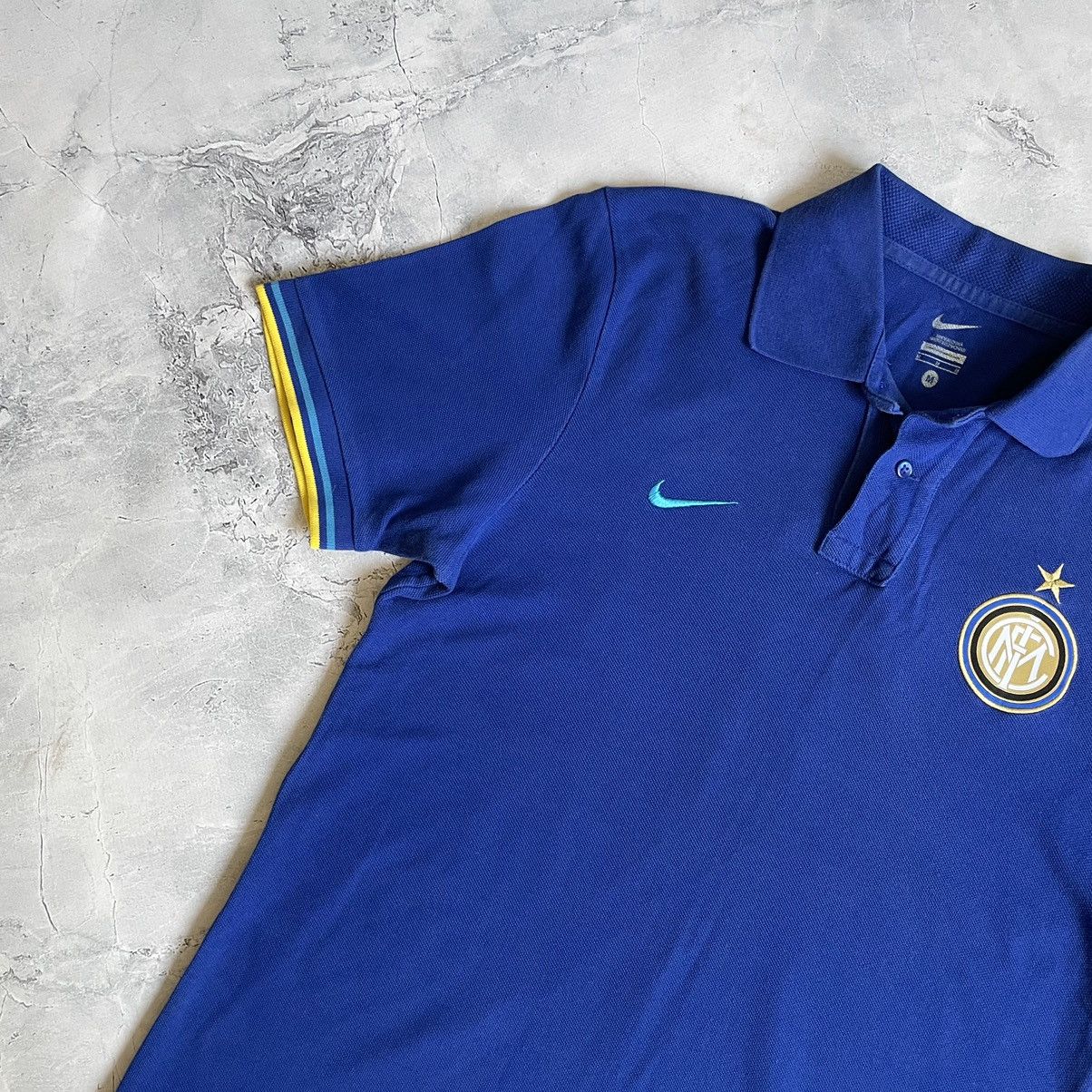 Nike Nike Inter Milano Polo Soccer Jersey Size US M / EU 48-50 / 2 - 3 Thumbnail