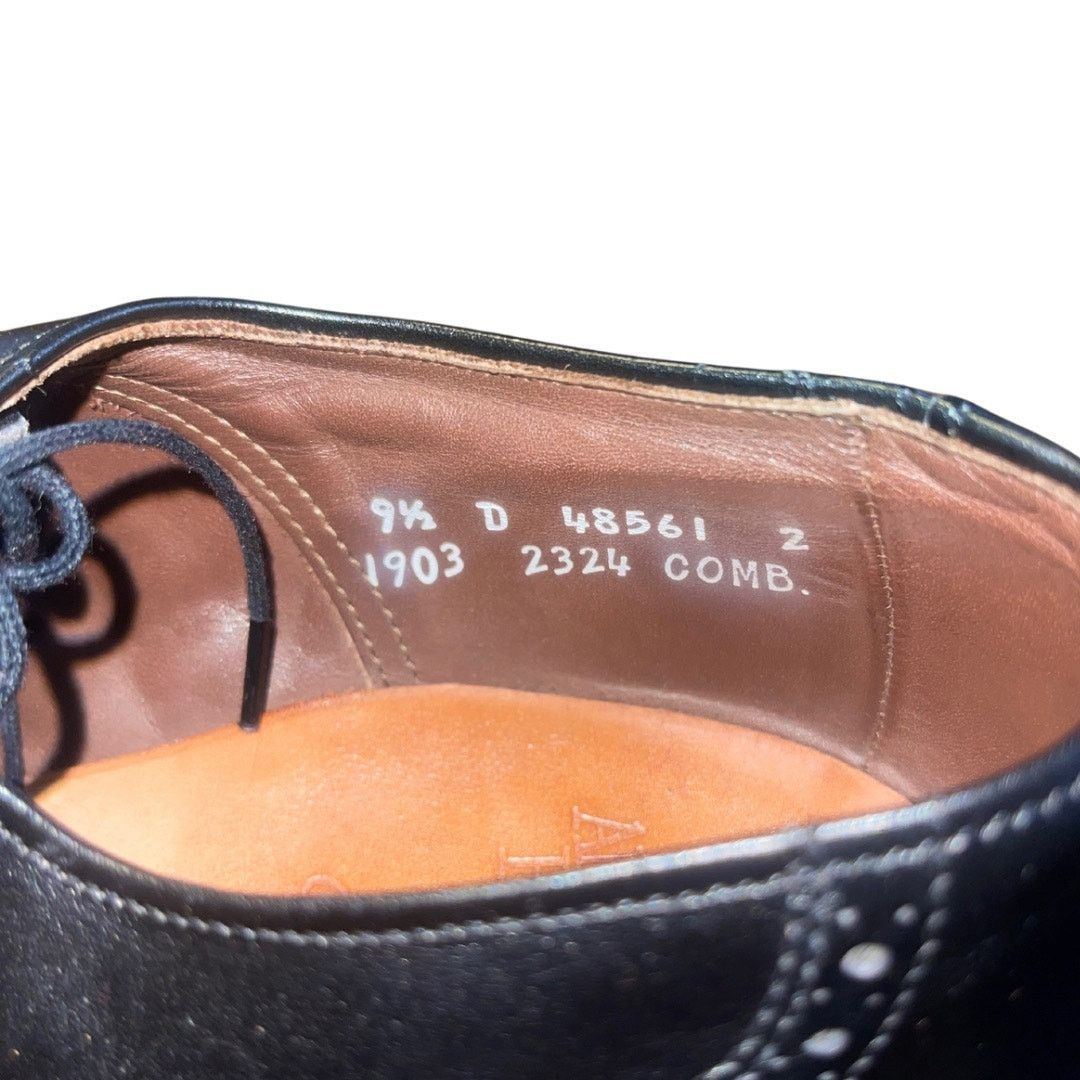 Allen Edmonds Allen Edmonds Chester Wing Tip Oxford Leather Dress Shoes Size US 9.5 / EU 42-43 - 4 Thumbnail