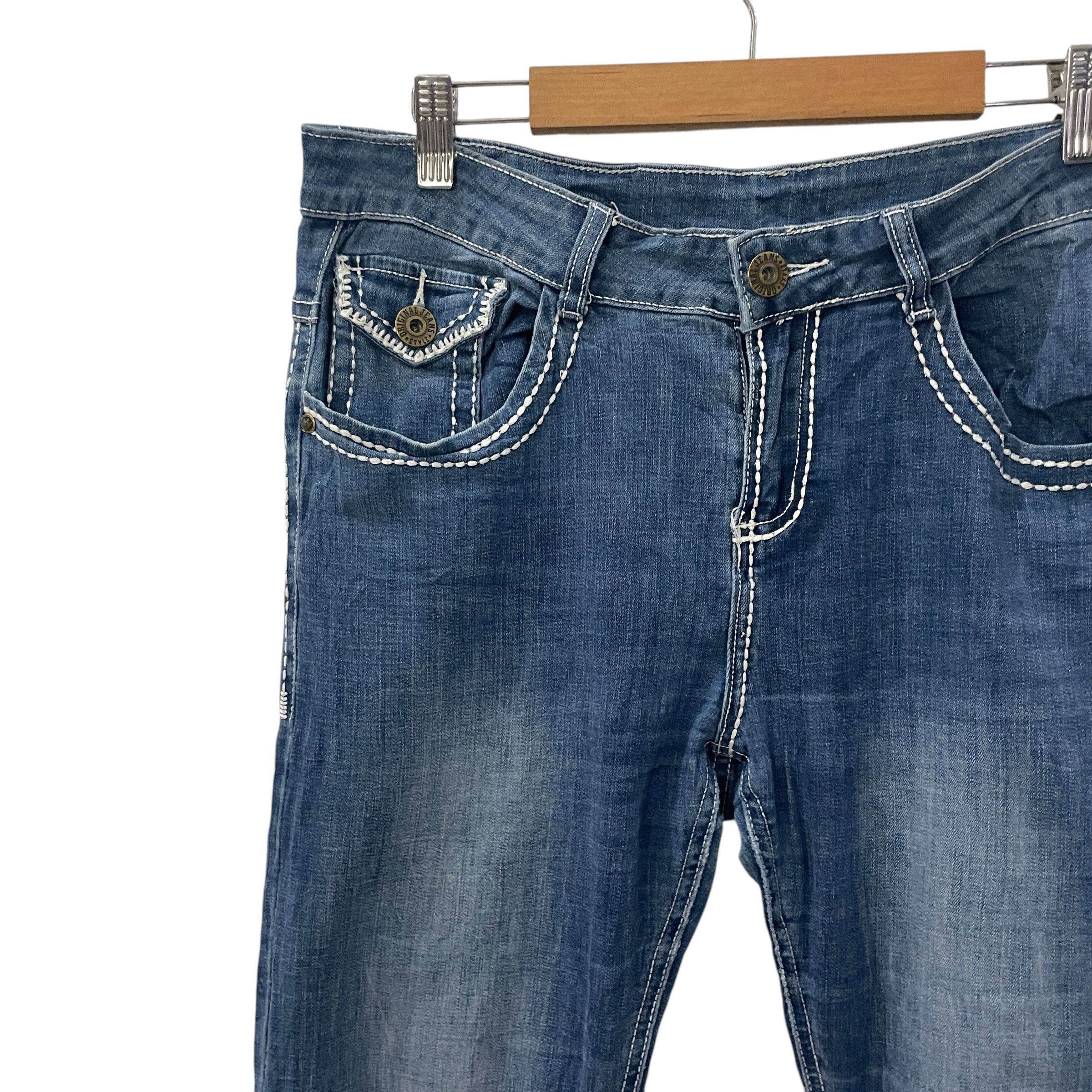 Japanese Brand Vintage Japanese Designer Distressed Denim Size US 33 - 4 Thumbnail