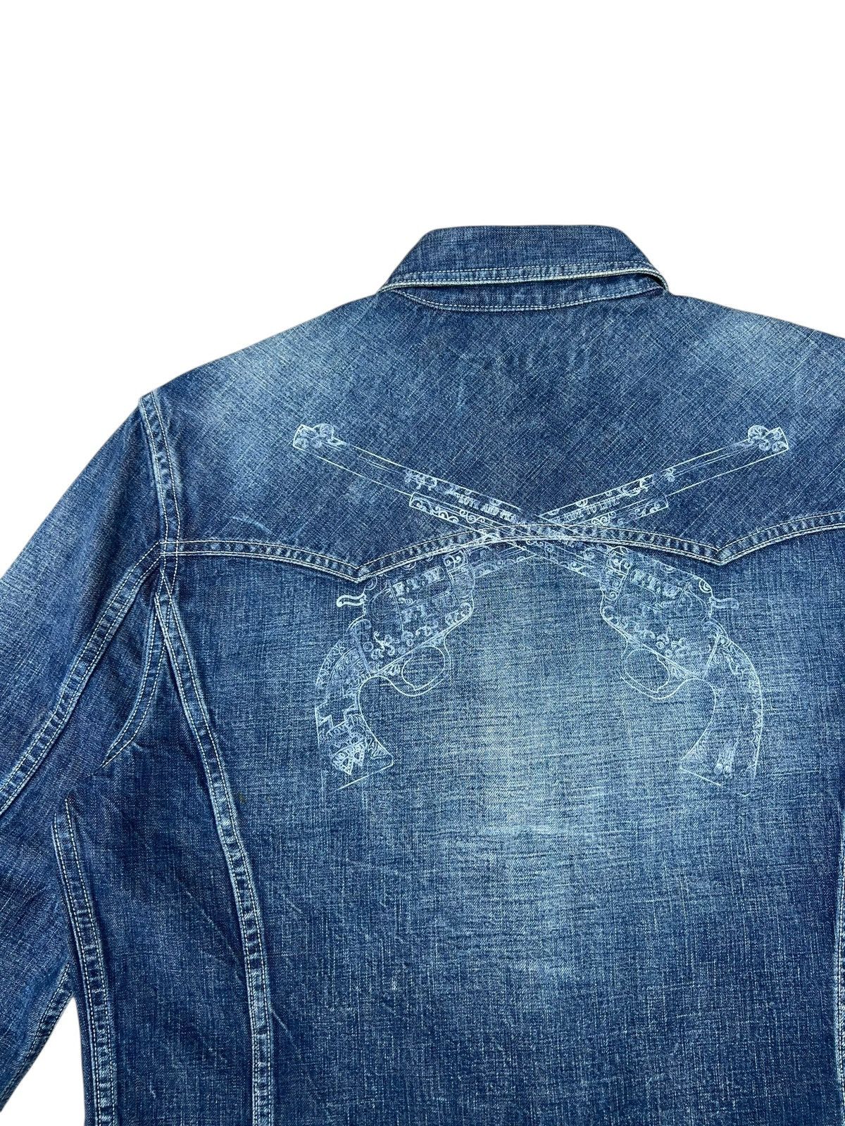 roarguns Roar Guns Japan Thick Denim Western Shirt Size US M / EU 48-50 / 2 - 5 Thumbnail