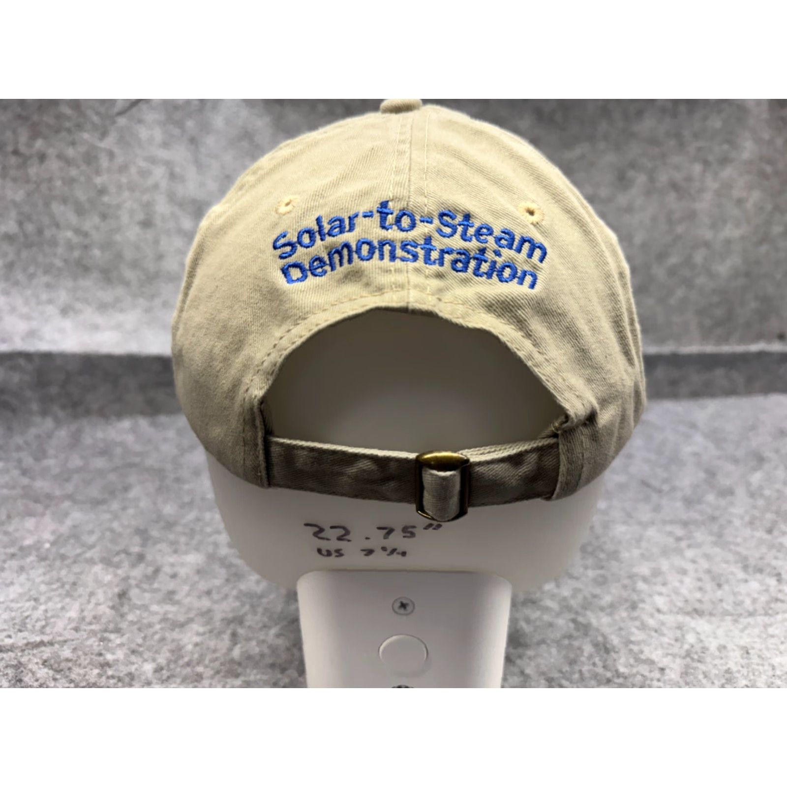 Vintage Chevron Hat Cap Snap Back Adult One Size Beige Cotton Twill Baseball Cap Adjustable Men Casual Size ONE SIZE - 6 Thumbnail