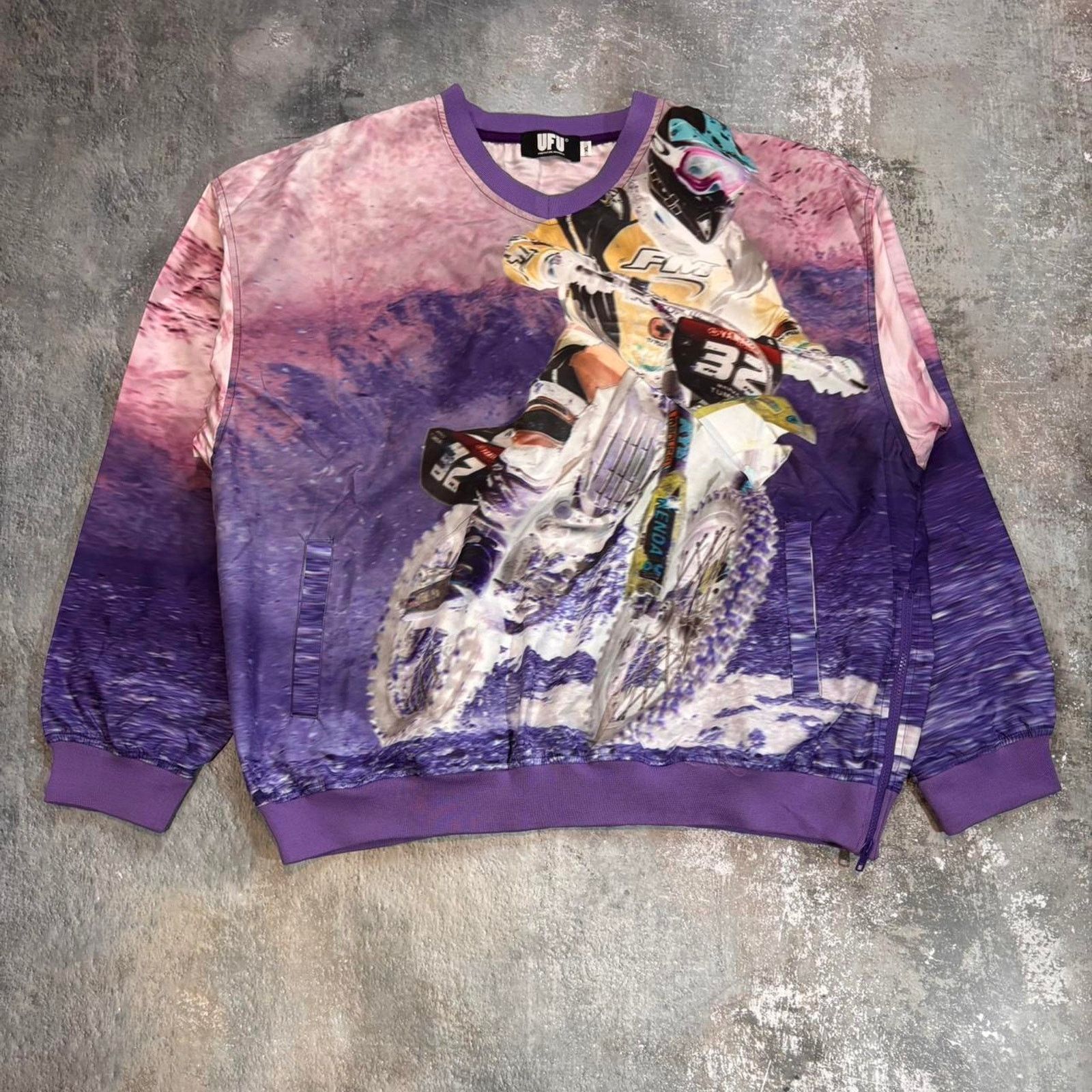 Used Future Used Future Universal Purple Motocross Sweatshirt. BMX Korea Size US XL / EU 56 / 4 - 1 Thumbnail