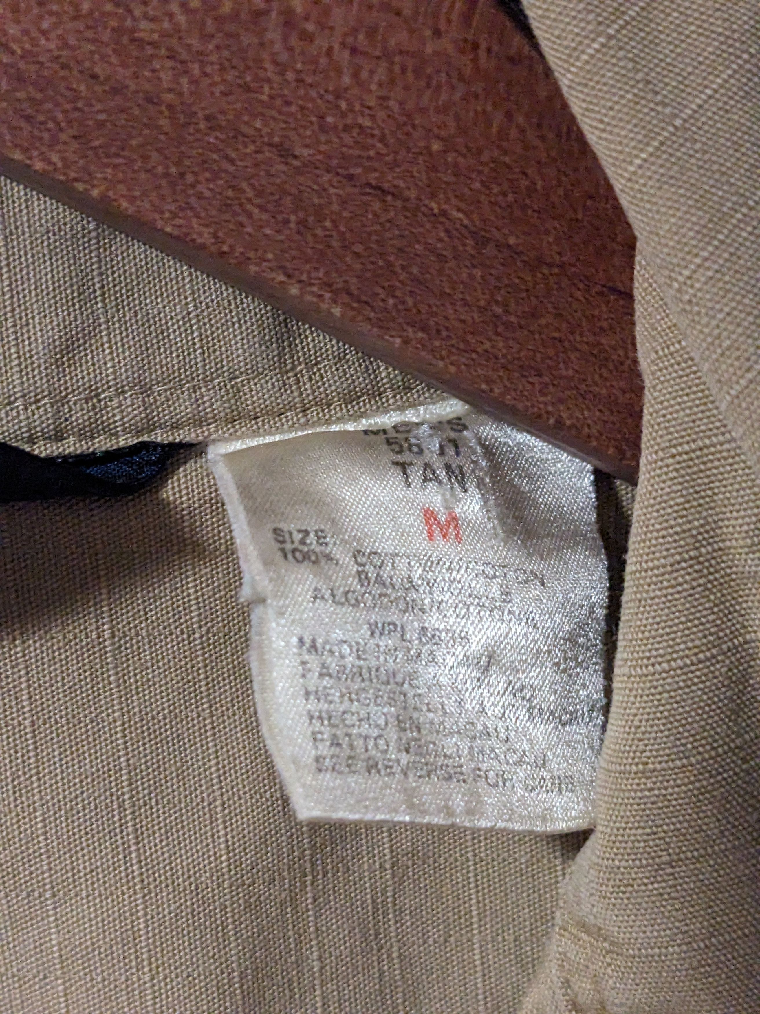 Vintage × Woolrich Woolen Mills Vintage Y2K WoolRich Mens Tan Medium Button Up Shirt Size US M / EU 48-50 / 2 - 3 Thumbnail
