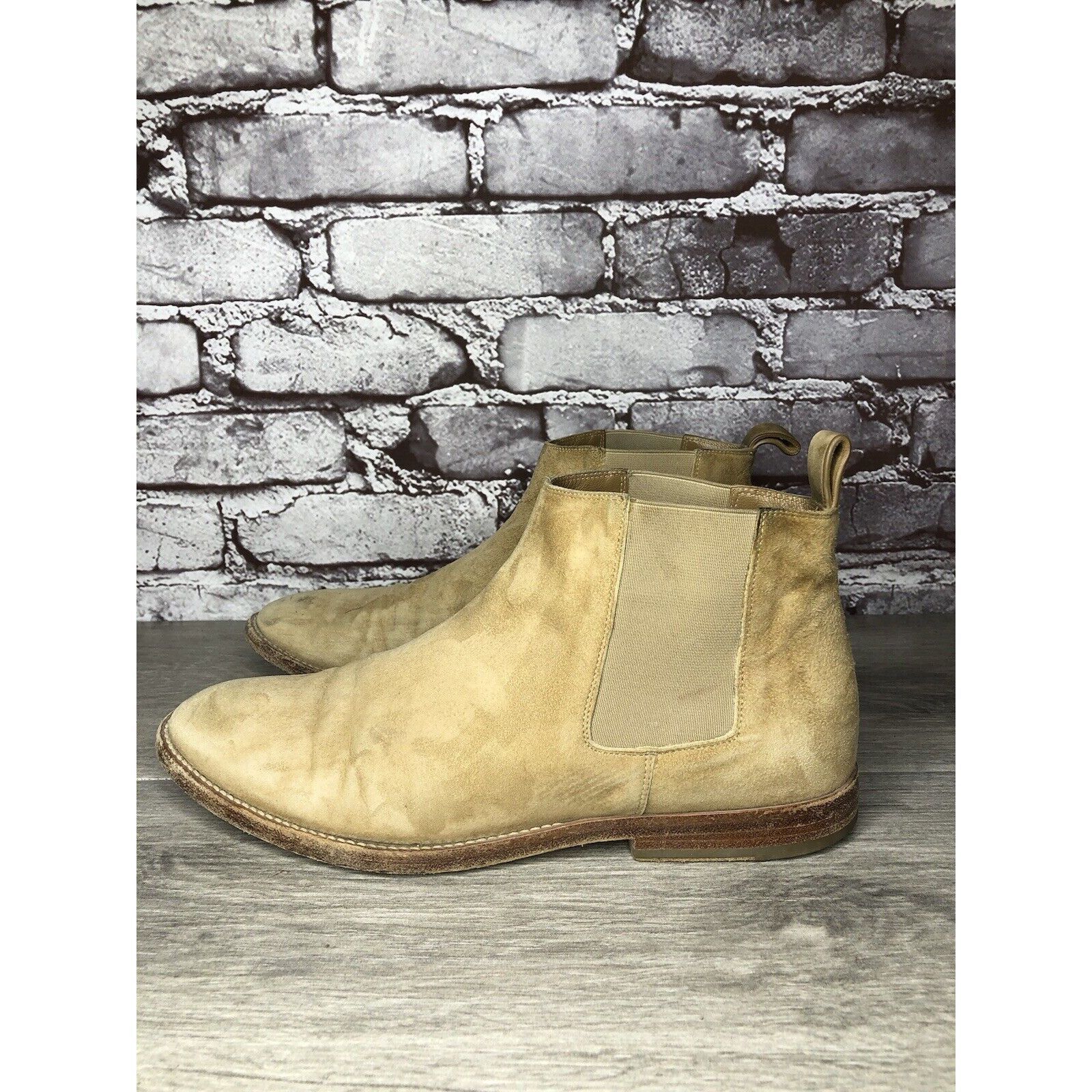 Other JENNI KAYNE Beige Suede Leather Casual Ankle Chelsea Boots W Size US 8 / IT 38 - 19 Thumbnail