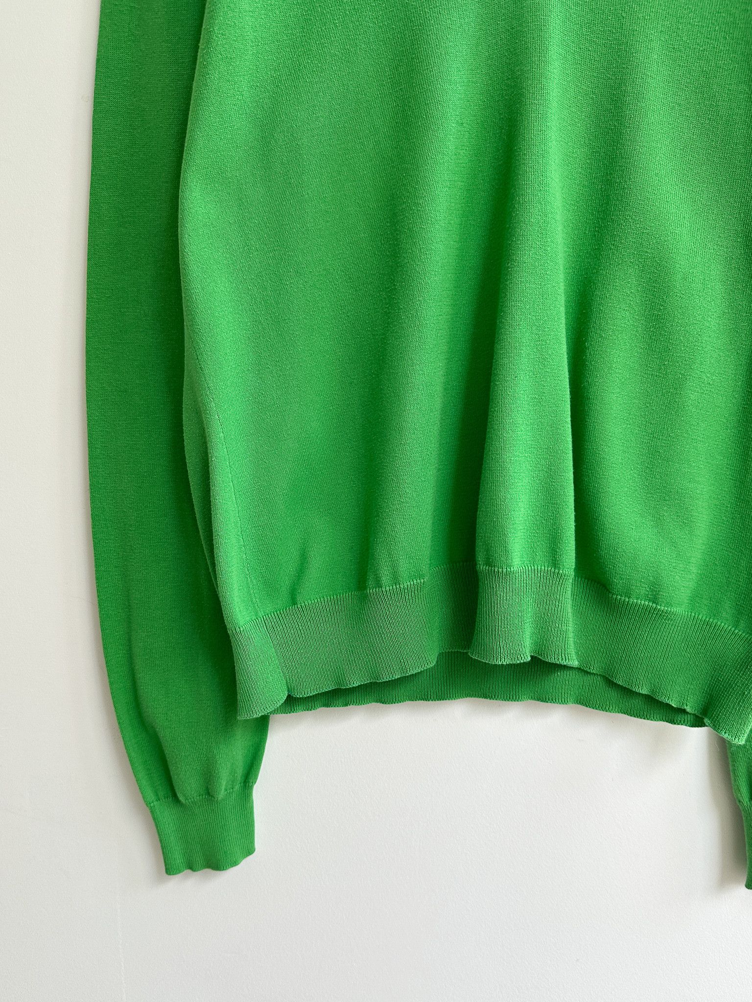 Polo Ralph Lauren Vintage Polo Ralph Lauren Green V Neck Sweater Jumper Size L / US 10 / IT 46 - 3 Thumbnail