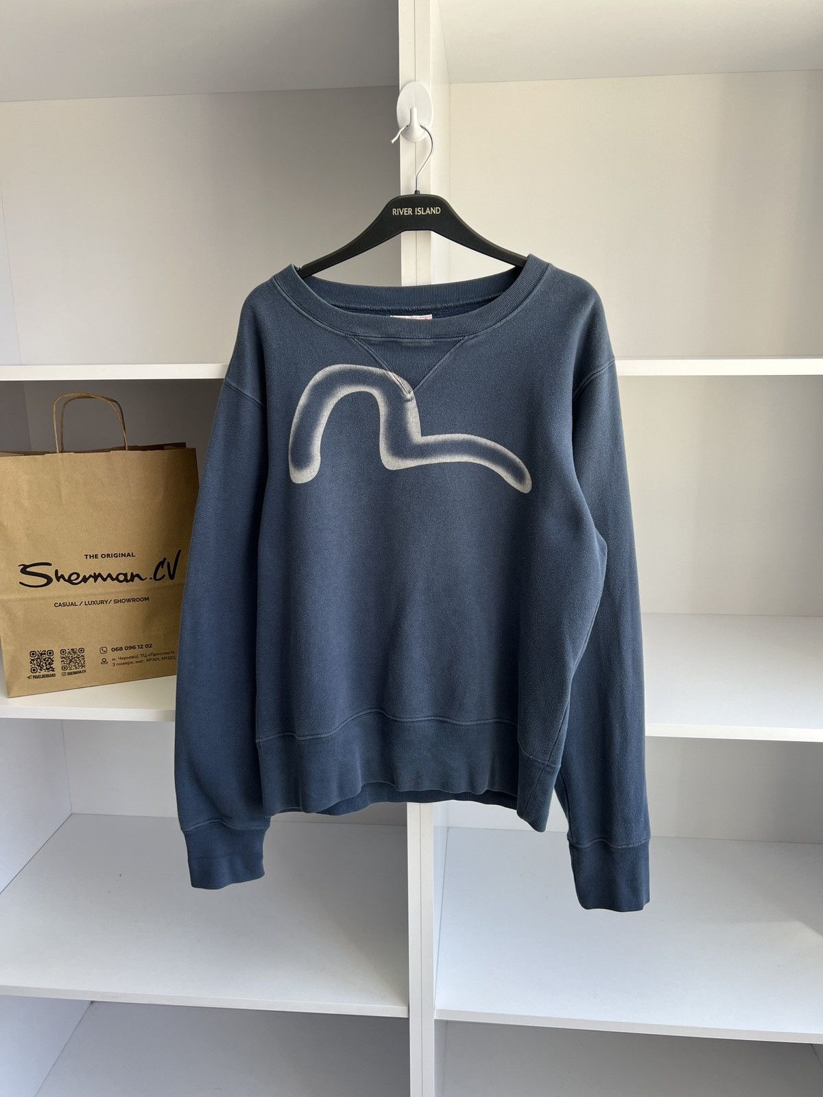 Evisu × Japanese Brand × Vintage Vintage Evisu sweatshirt Japanese Brand Streetwear Size US M / EU 48-50 / 2 - 3 Thumbnail