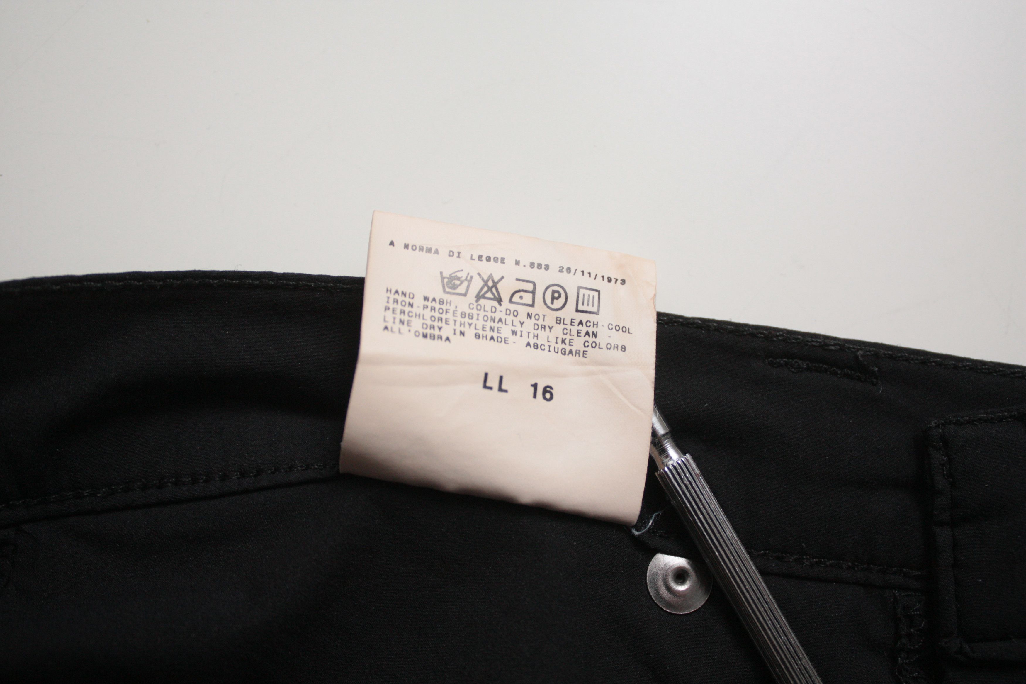 Ferre Gianfranco Ferre Jeans Black Lightweight Stretch Pants 29 Size US 30 / EU 46 - 7 Thumbnail
