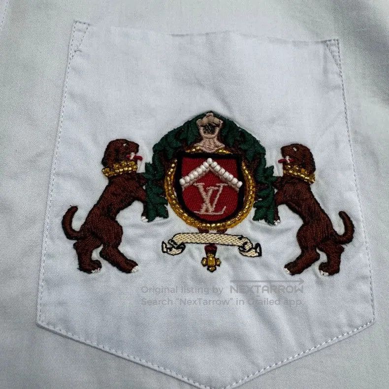 Louis Vuitton Louis Vuitton SS25 Embroidered Puppy Shirt. Size US XS / EU 42 / 0 - 5 Thumbnail