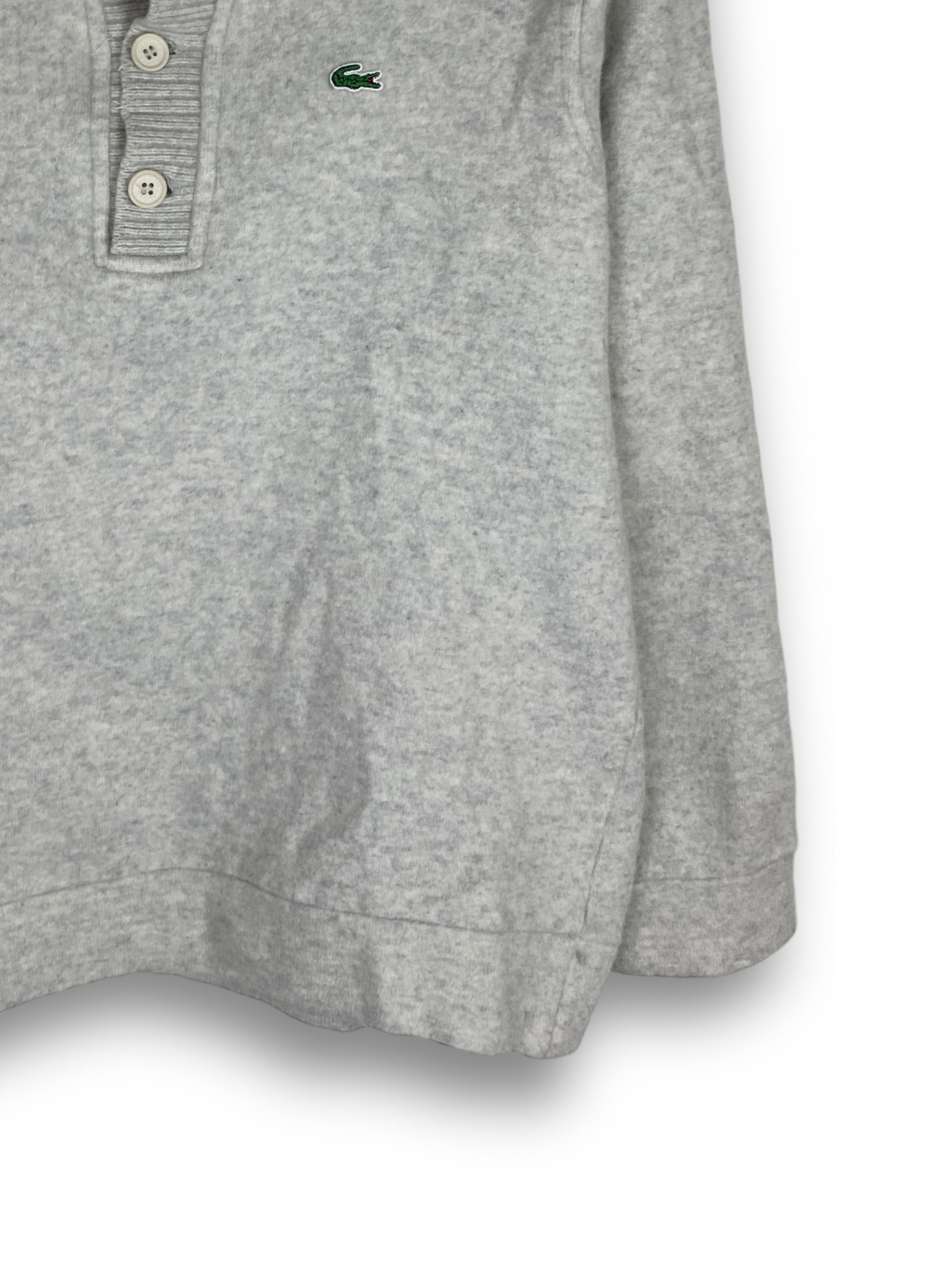 Lacoste Vintage LACOSTE Grey Wool Sweatshirt M472 Size US L / EU 52-54 / 3 - 2 Thumbnail