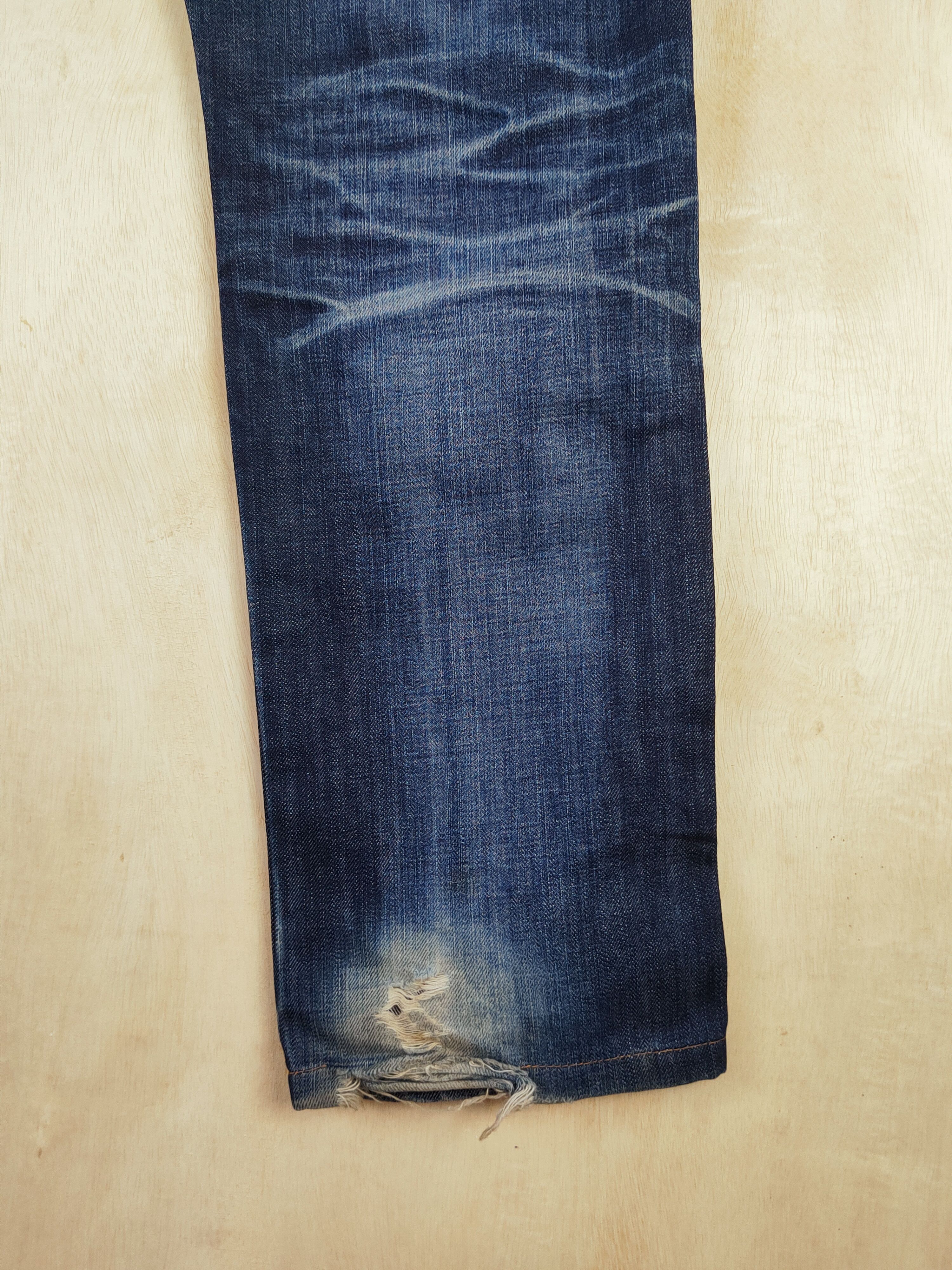 Marithe + Francois Girbaud Marithe Francois Girbaud Blue Distressed Ripped Jeans #S2671 Size US 34 / EU 50 - 13 Thumbnail