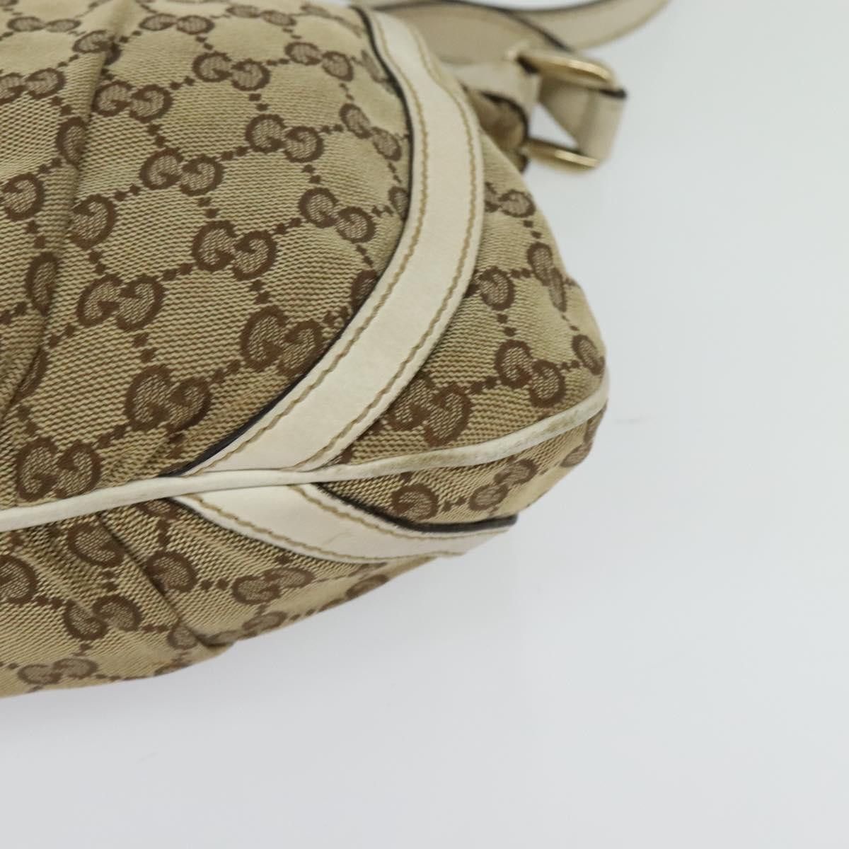 Gucci GUCCI GG Canvas Abbey Shoulder Bag Beige Gold Size ONE SIZE - 11 Thumbnail