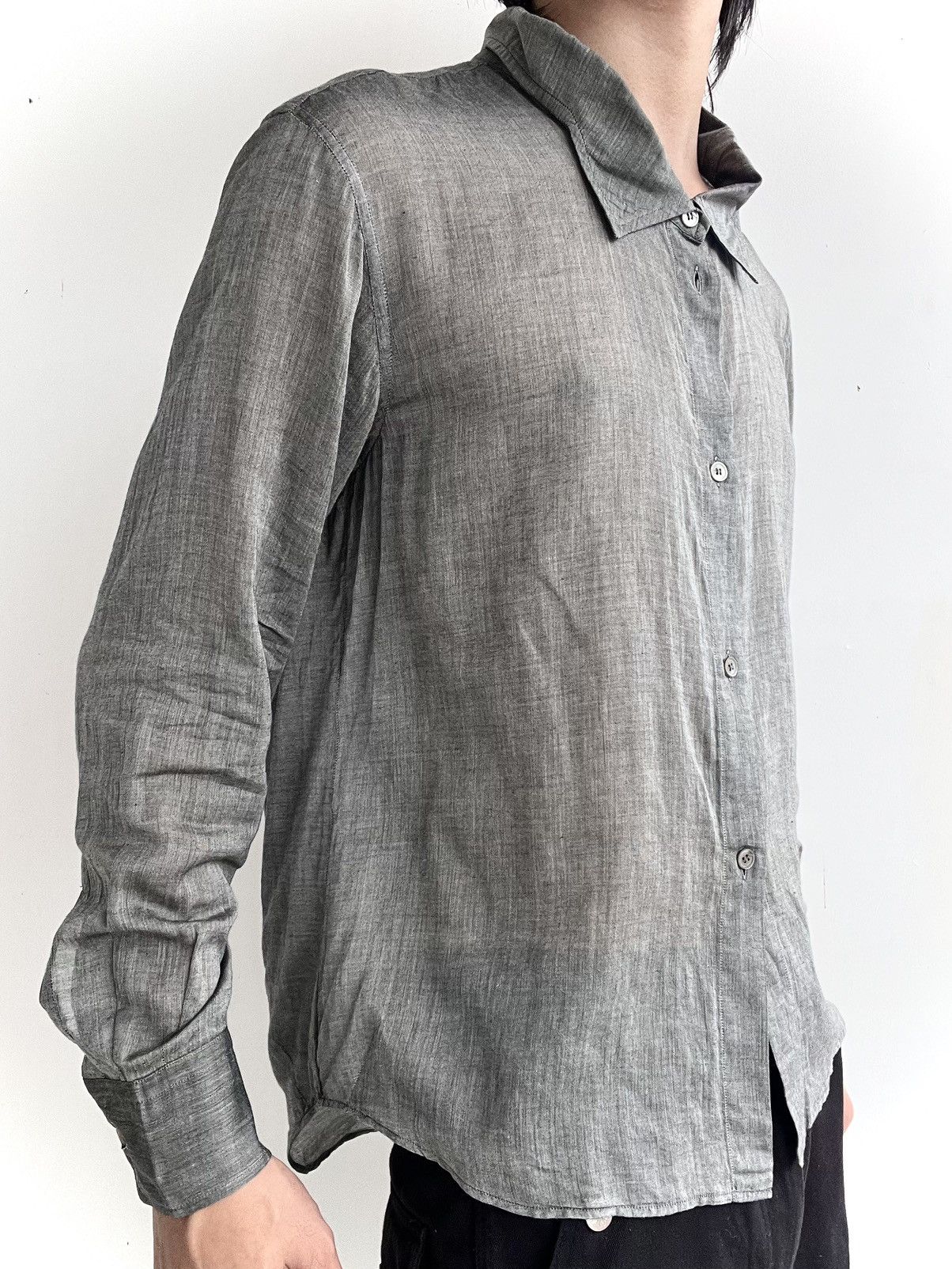 Marni Marni Sheer Grey Shirt Size US M / EU 48-50 / 2 - 1 Thumbnail