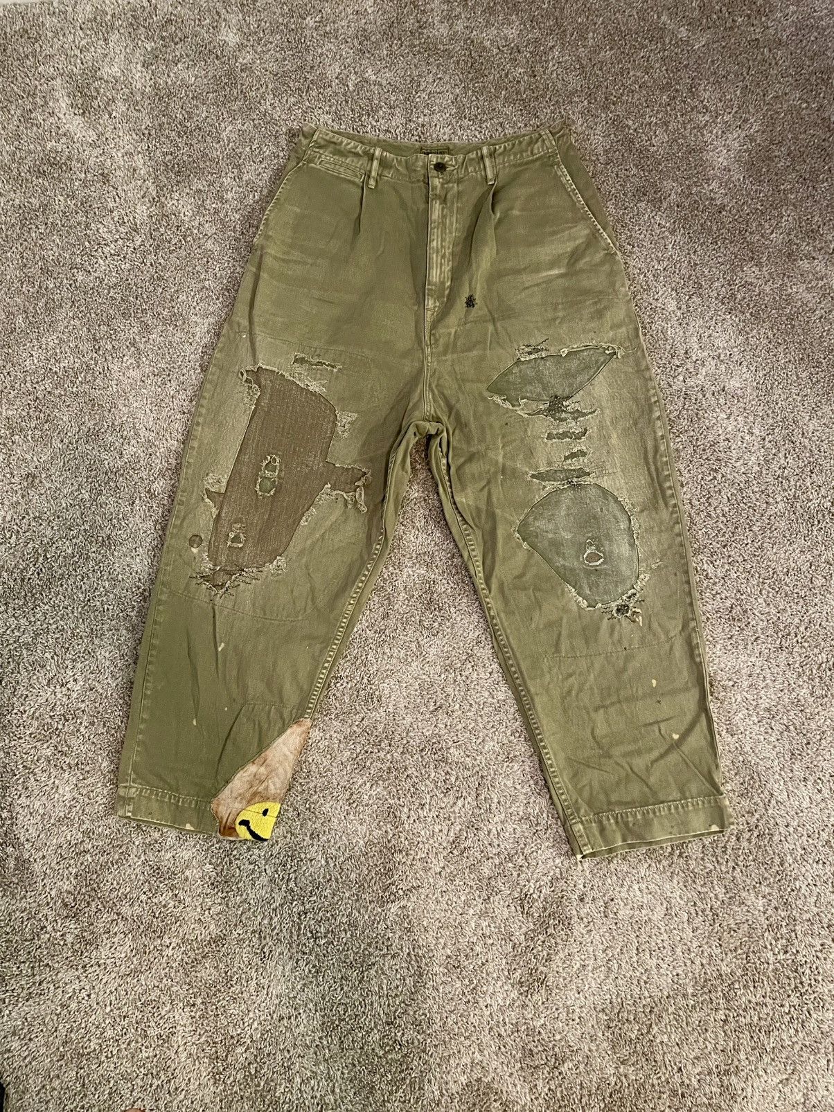Kapital Kountry KAPITAL "Katsuragi High Waisted NIME Pants” Lumberjack Size US 34 / EU 50 - 1 Thumbnail