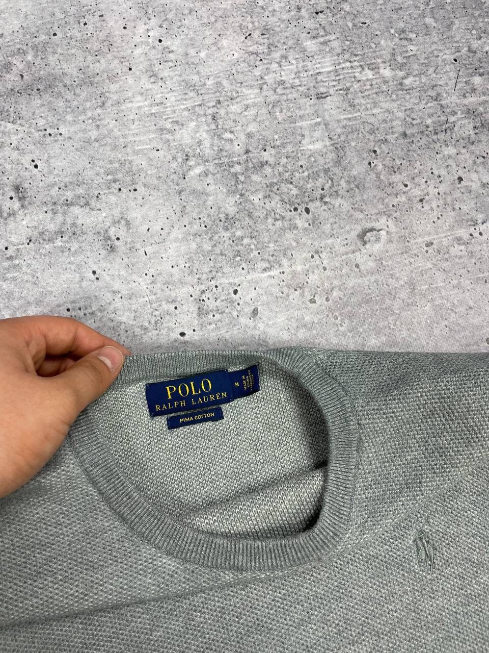 Polo Ralph Lauren × Vintage Vintage Polo Ralph Lauren Grey Logo Y2K Style Casual Sweater Size US M / EU 48-50 / 2 - 6 Thumbnail